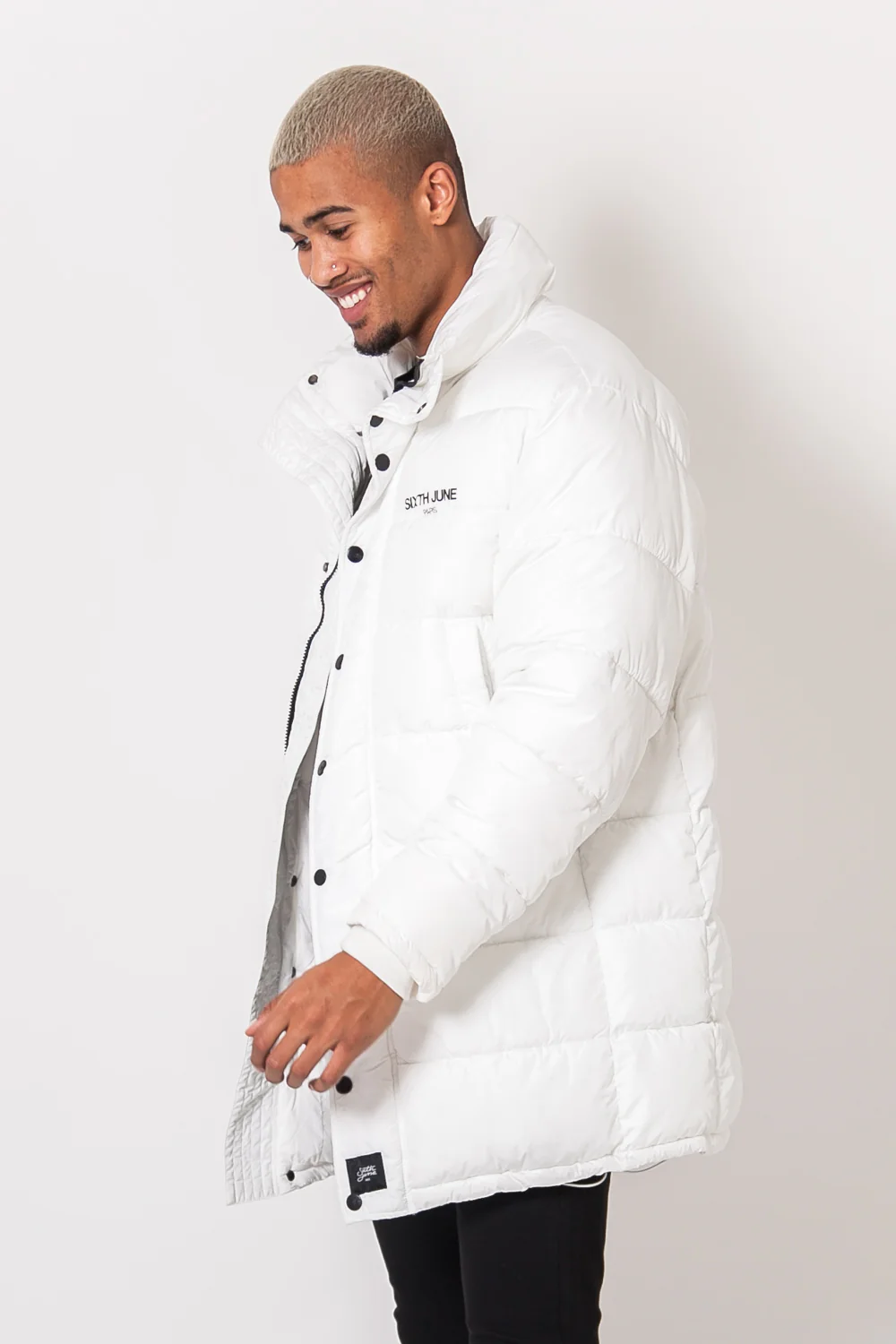 Doudoune longue blanc - Image 4