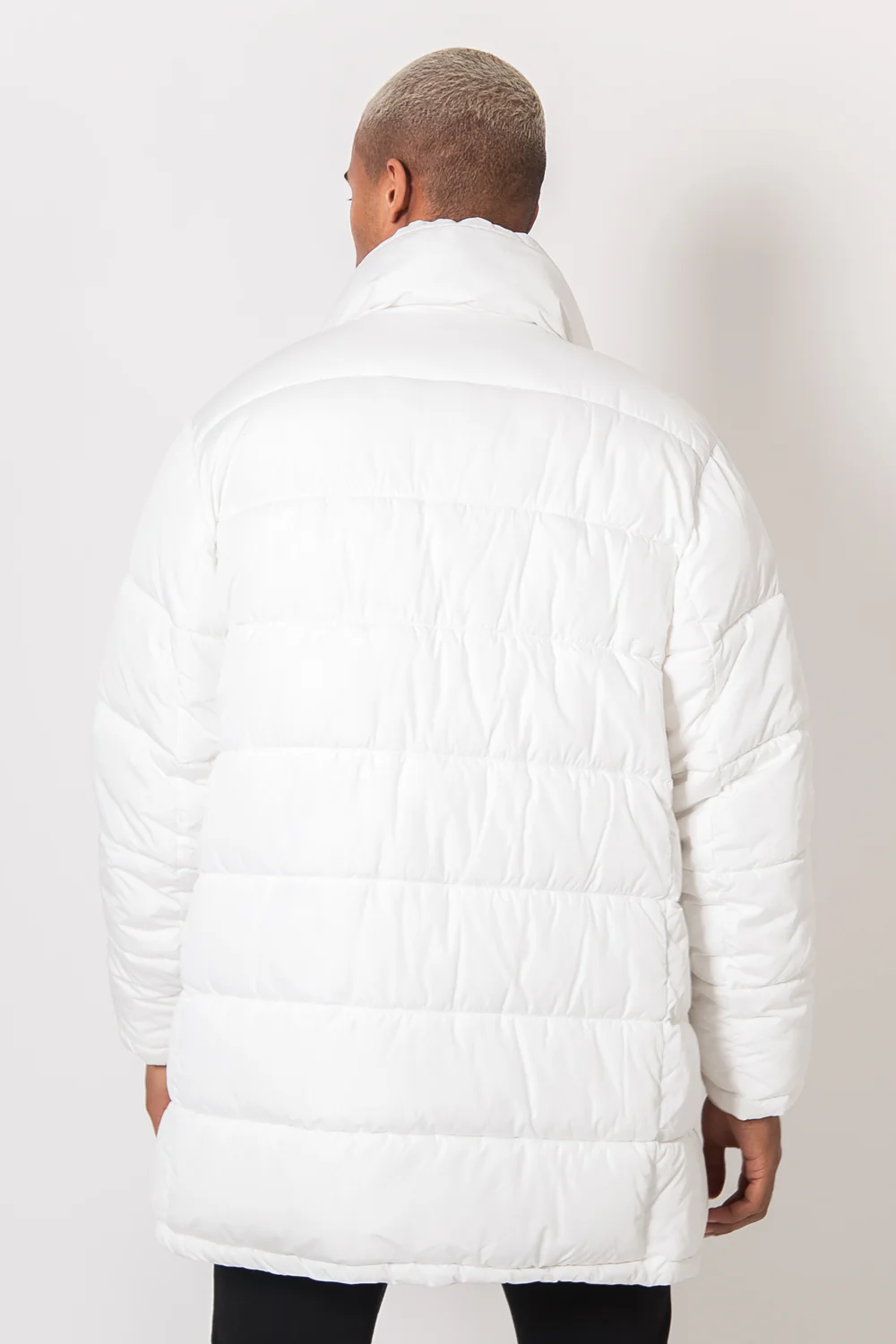 Doudoune longue blanc - Image 5