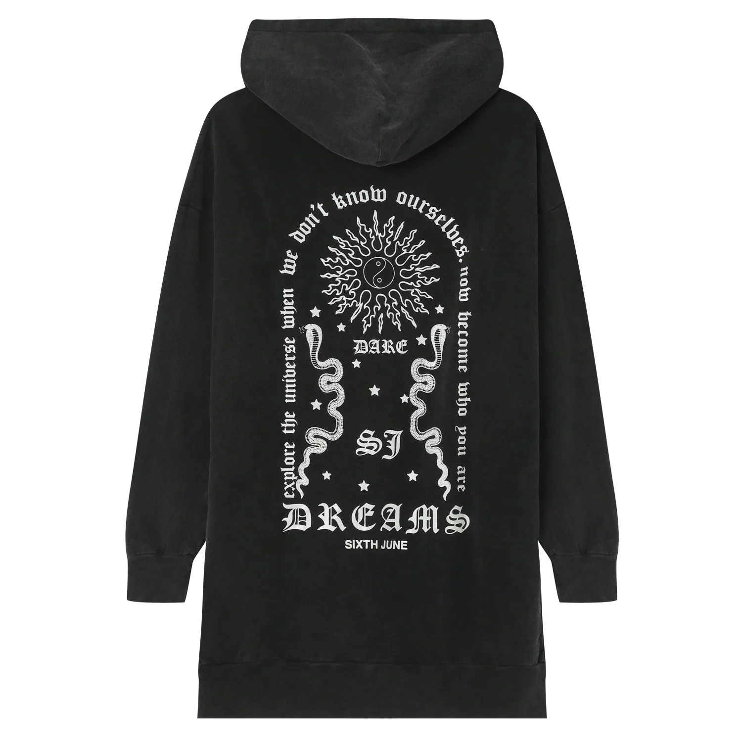 Robe capuche dreams Gris foncé - Image 6
