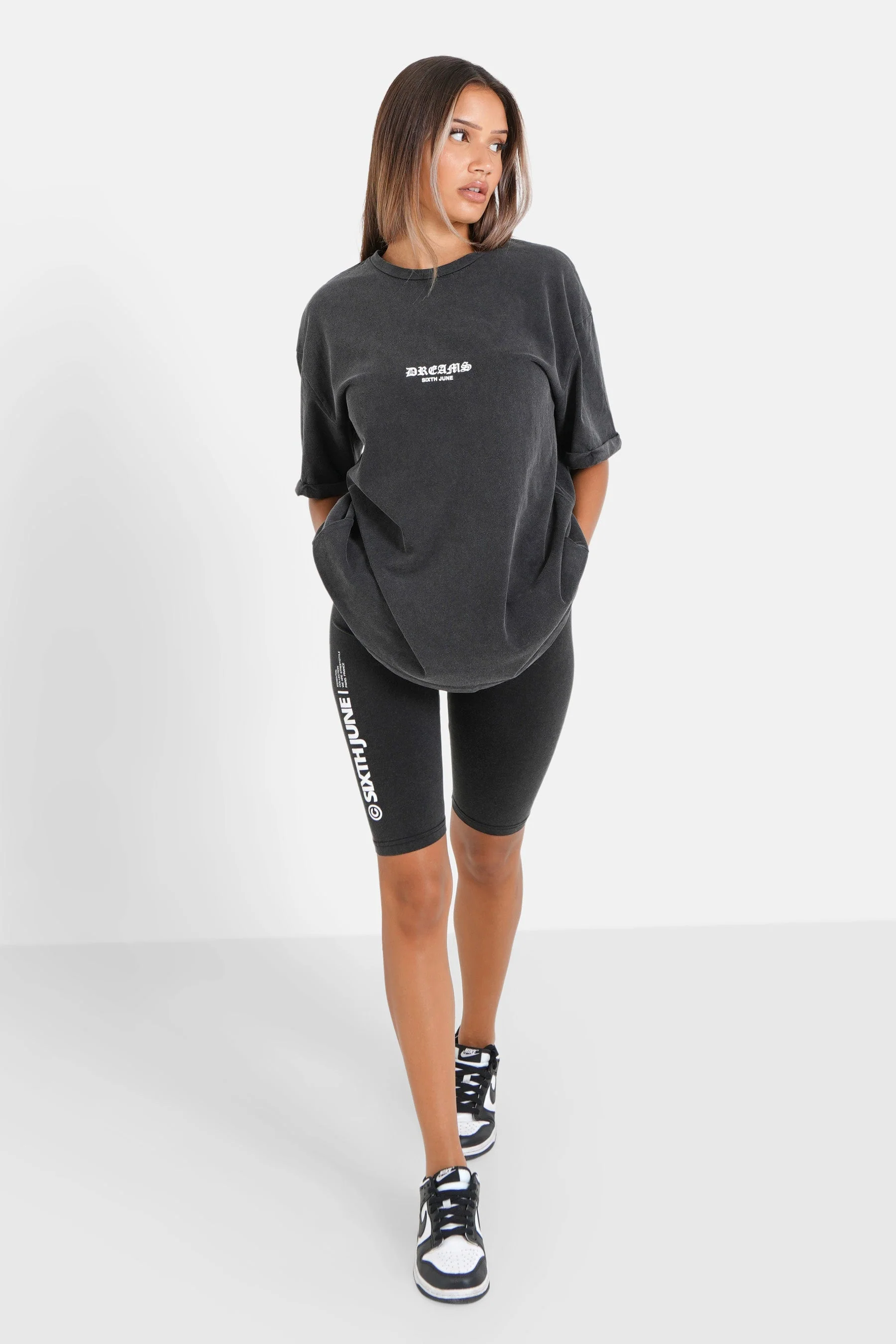 T-shirt dos imprimé Gris - Image 2