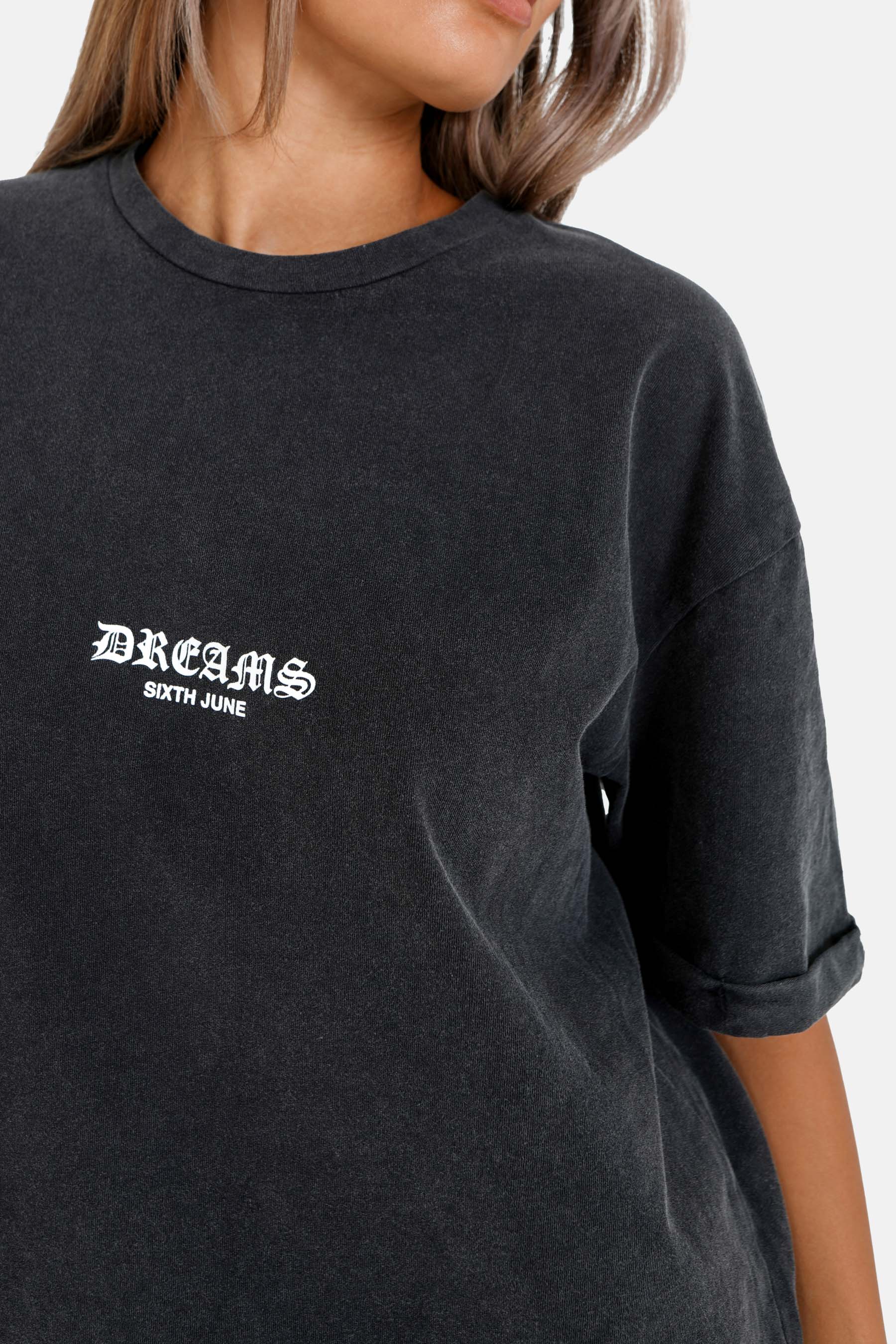 T-shirt dos imprimé Gris - Image 4