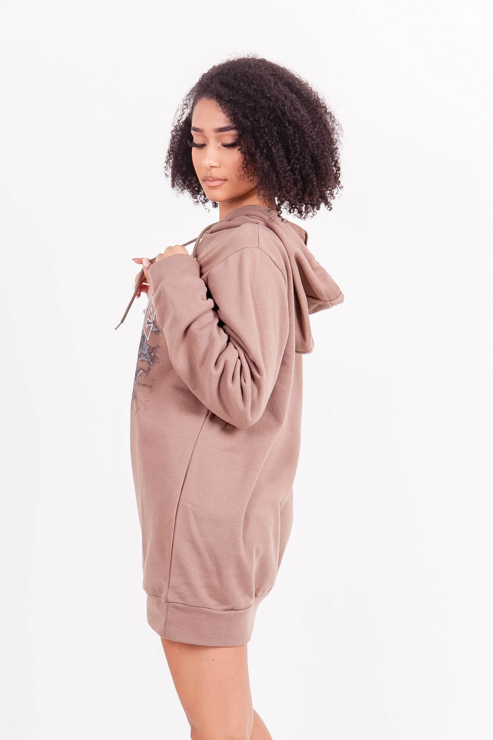 Robe sweat aigle savage Marron - Image 4