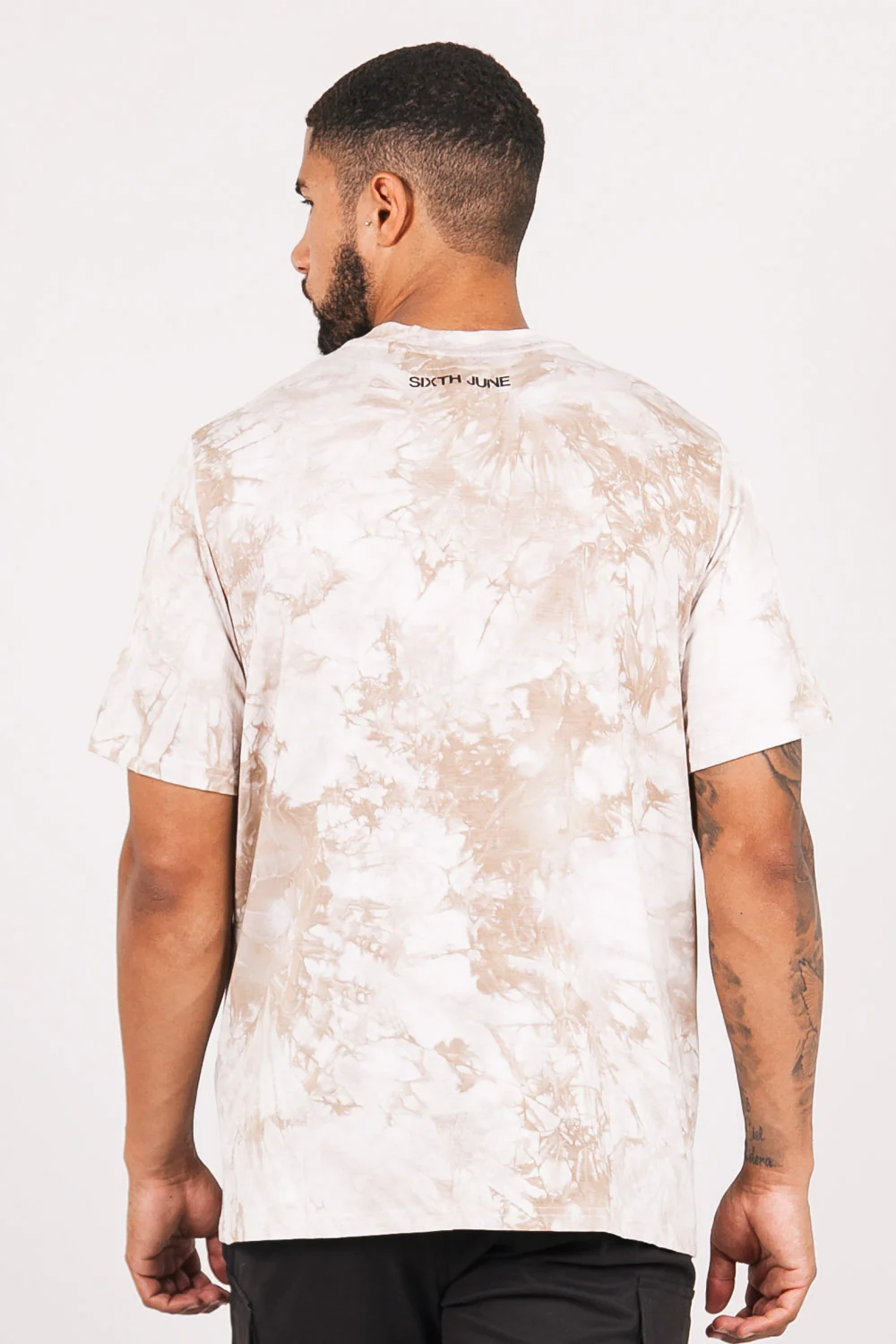 T-shirt aigle tie and dye beige - Image 4