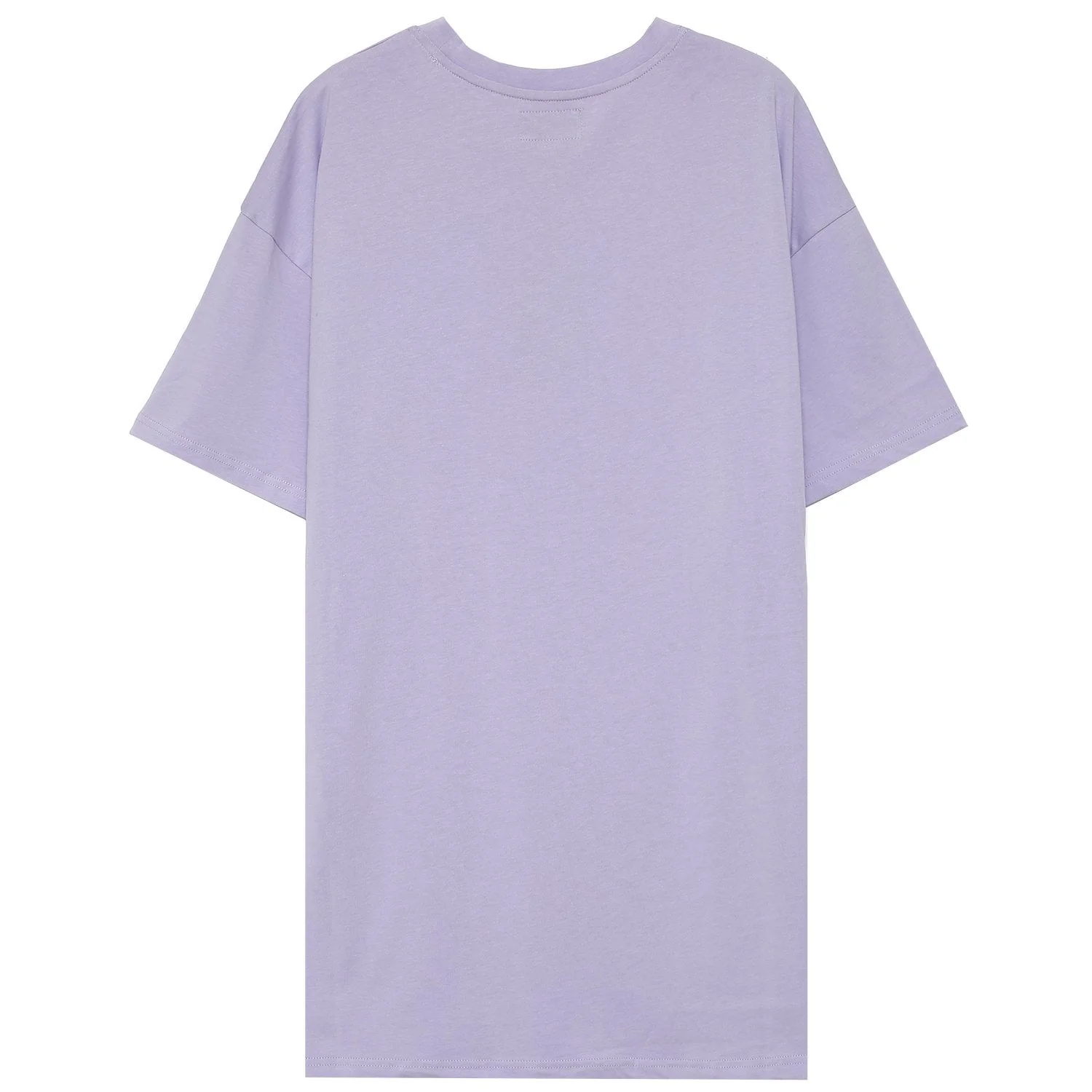 Robe courte élastique imprimé Mauve - Image 2