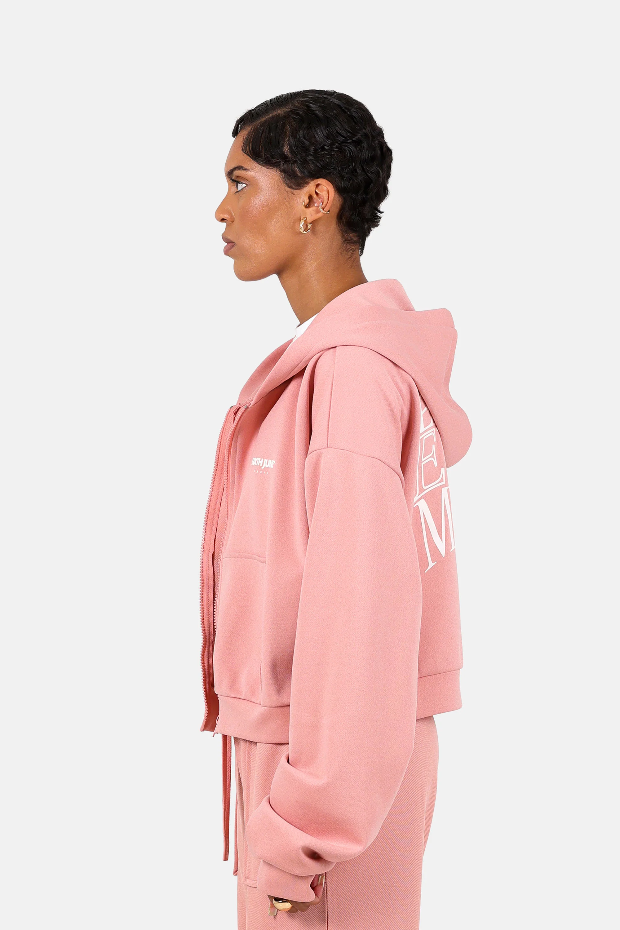 ELEVATE printed zipper hoodie - Image 4