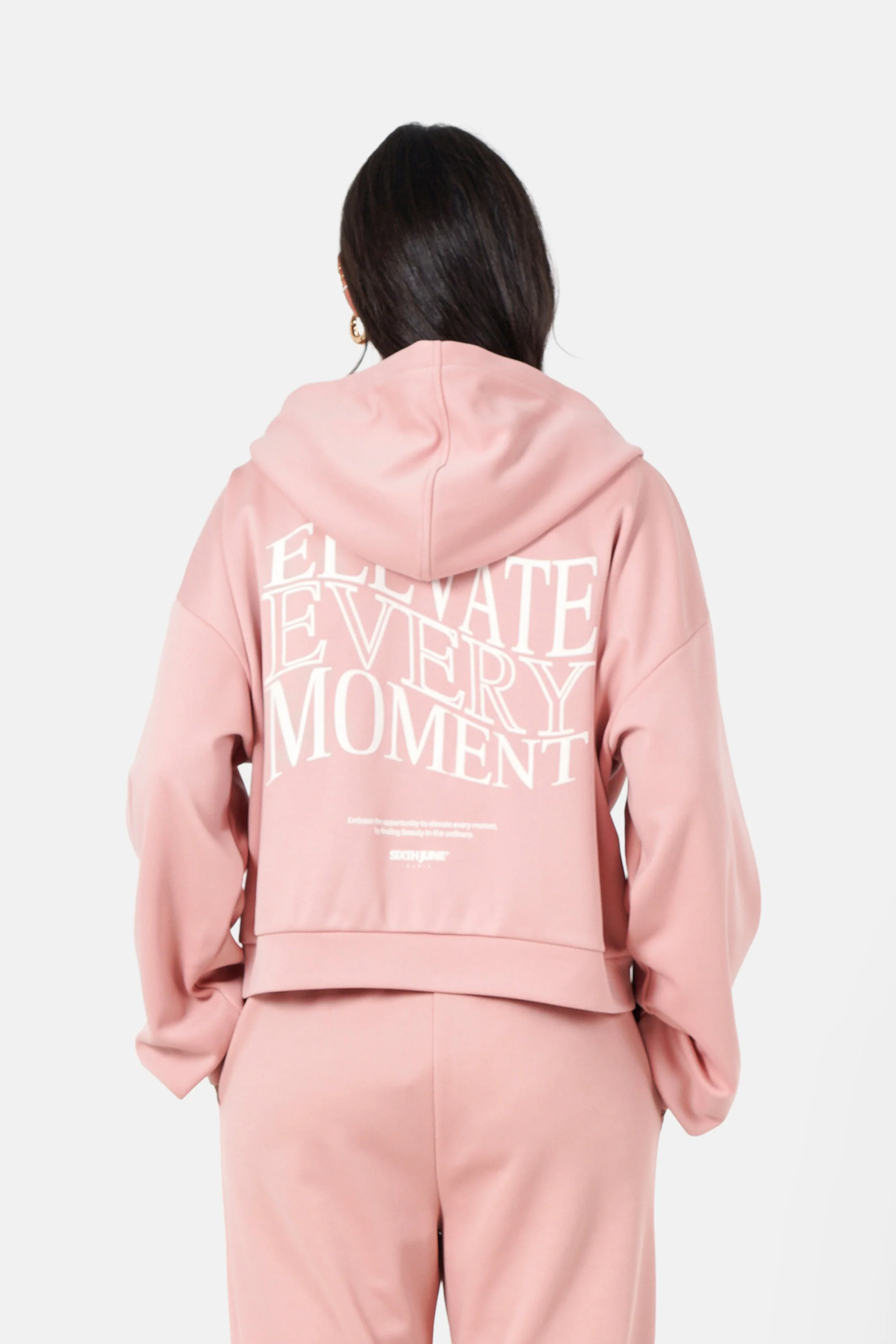 ELEVATE printed zipper hoodie - Image 5