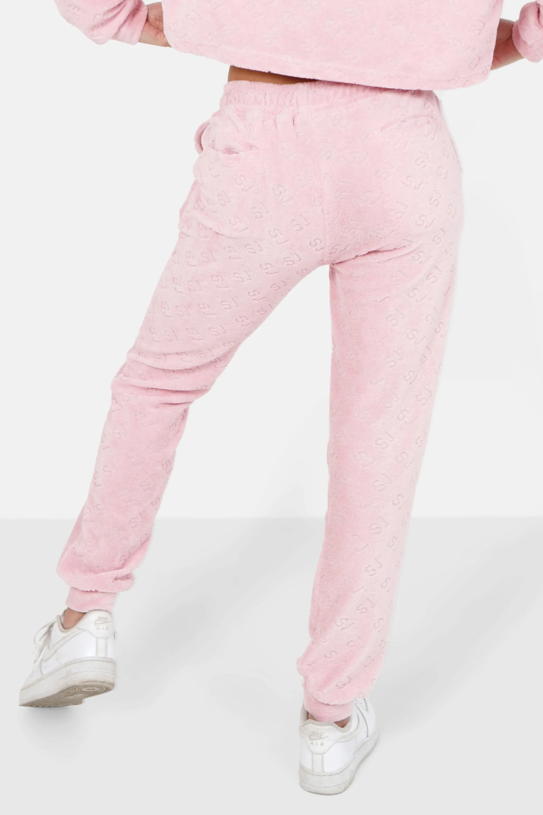 Jogging monogramme towel Rose - Image 5