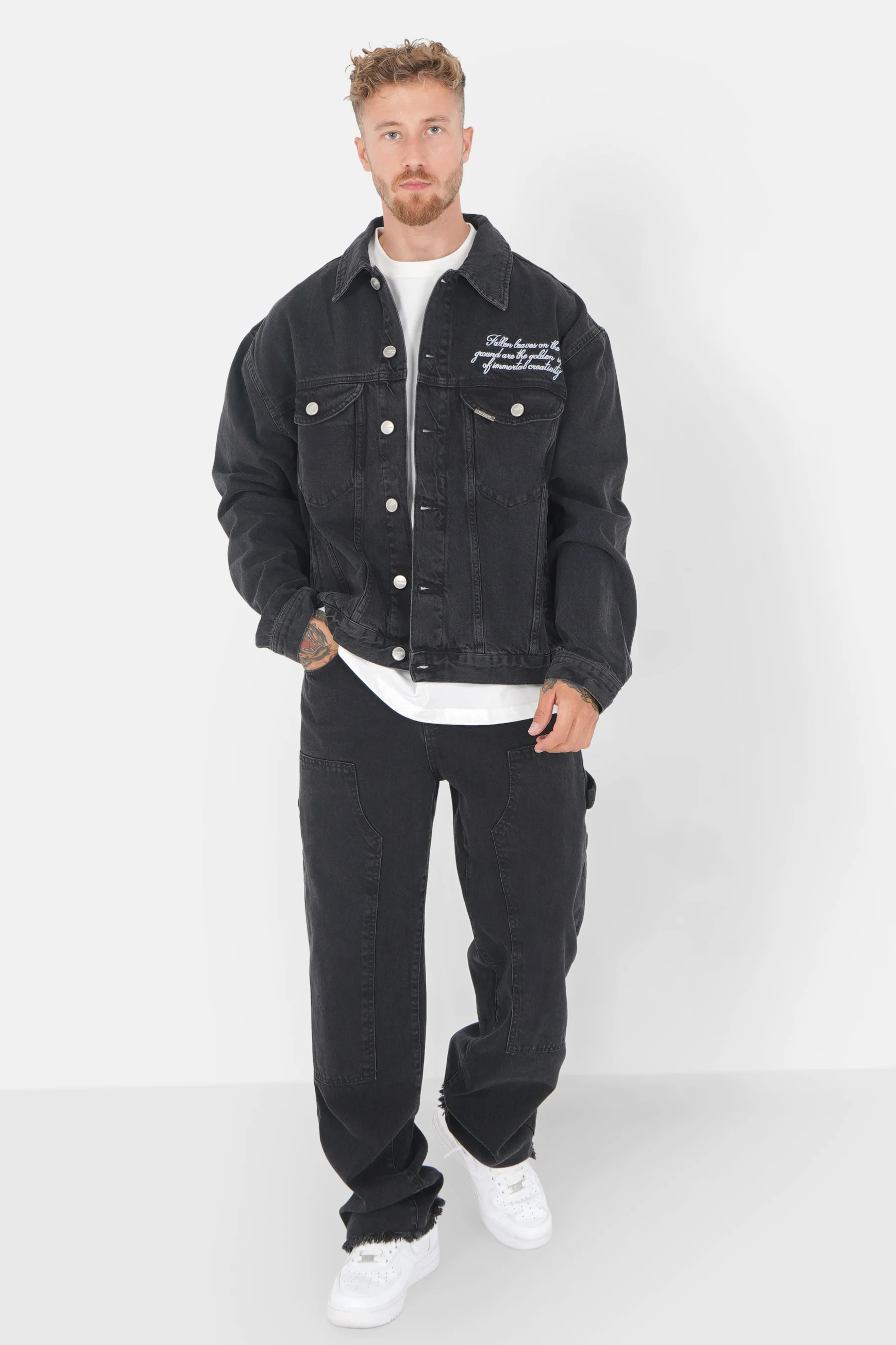 DENIM embroidery jacket - Image 2