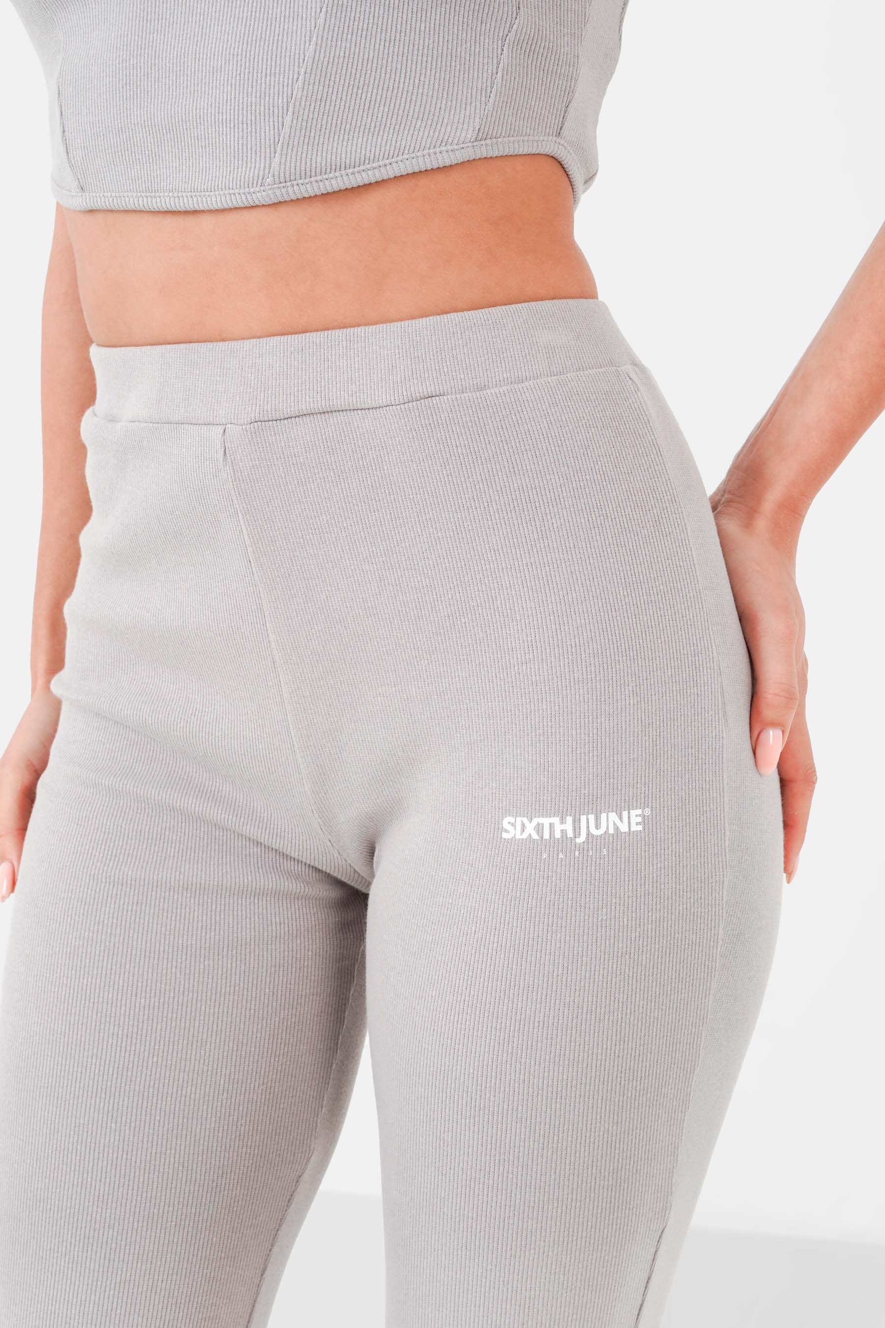 RIBBED flare legging - Image 3