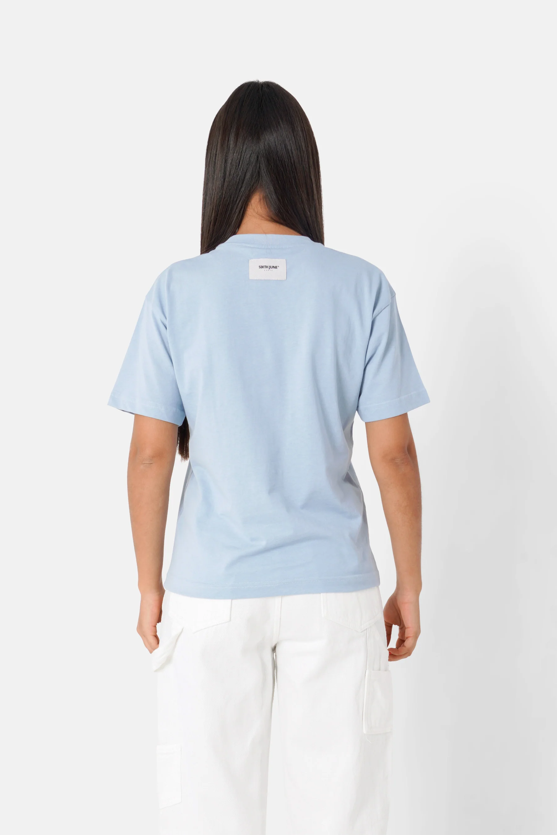 T-shirt floral Energy Bleu clair - Image 5