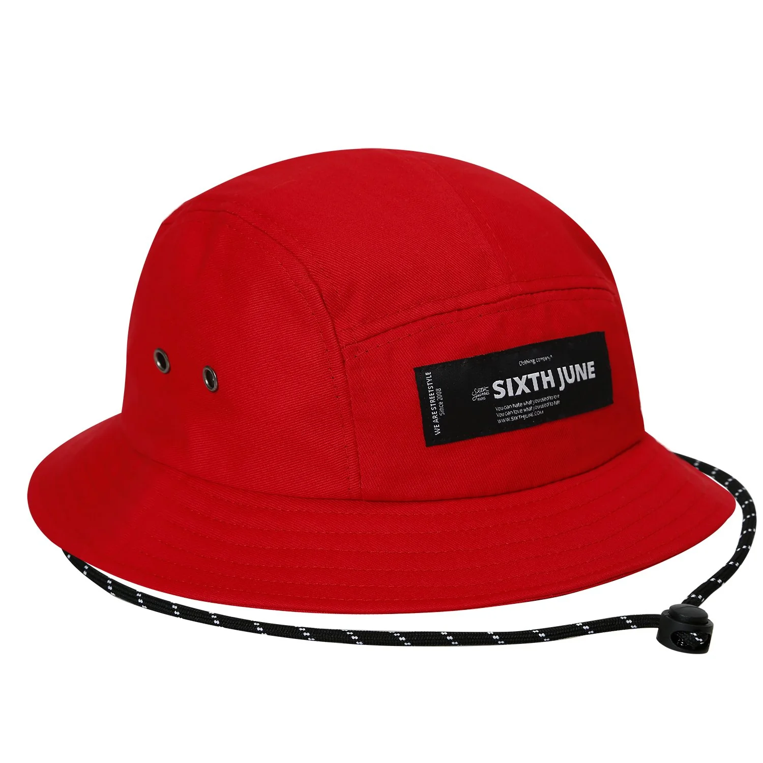 Bob cordon coton Rouge