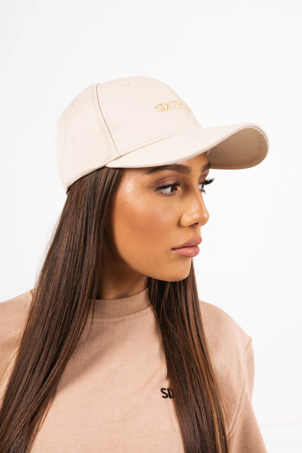 Casquette logo Sixth June Beige - Image 6