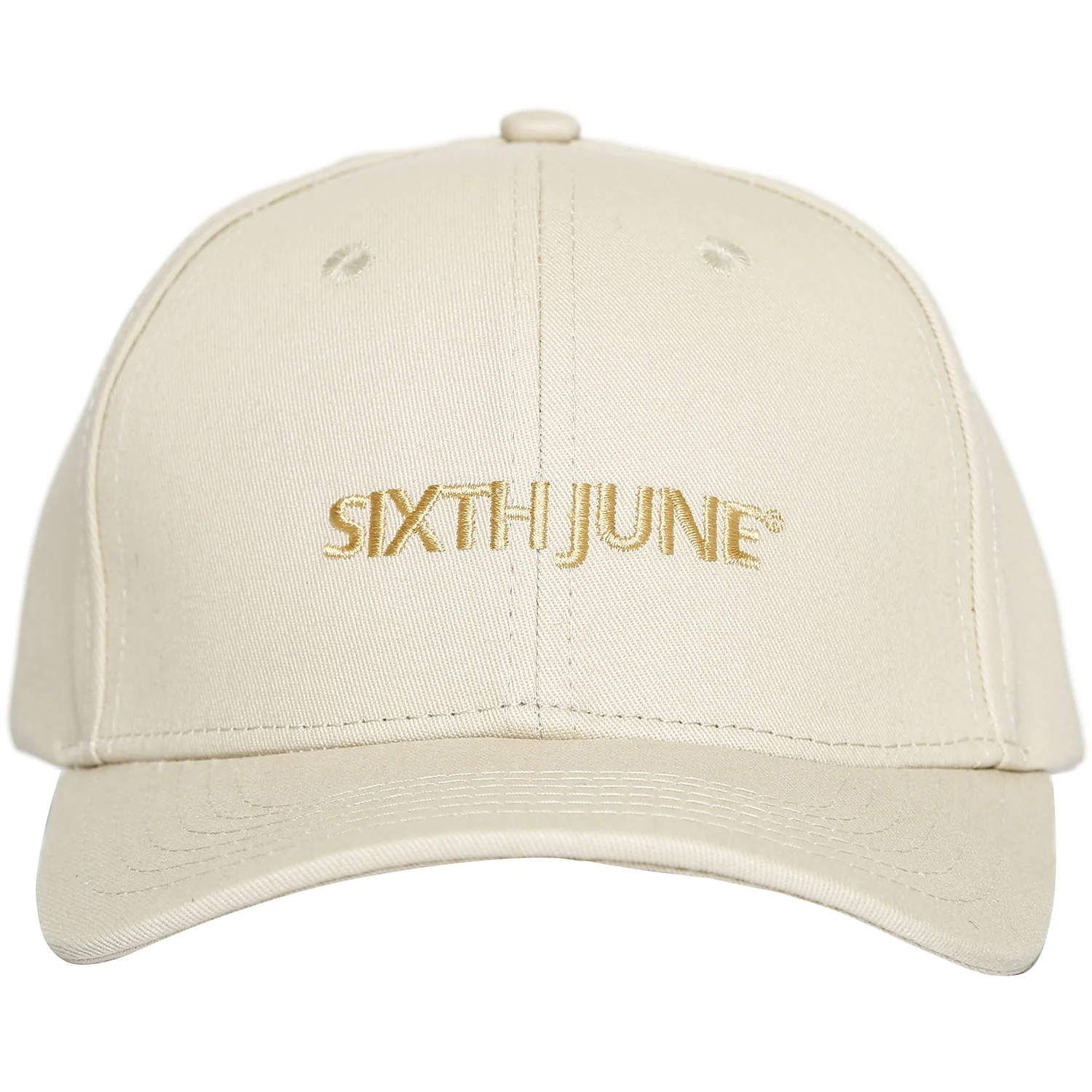 Casquette logo Sixth June Beige - Image 7