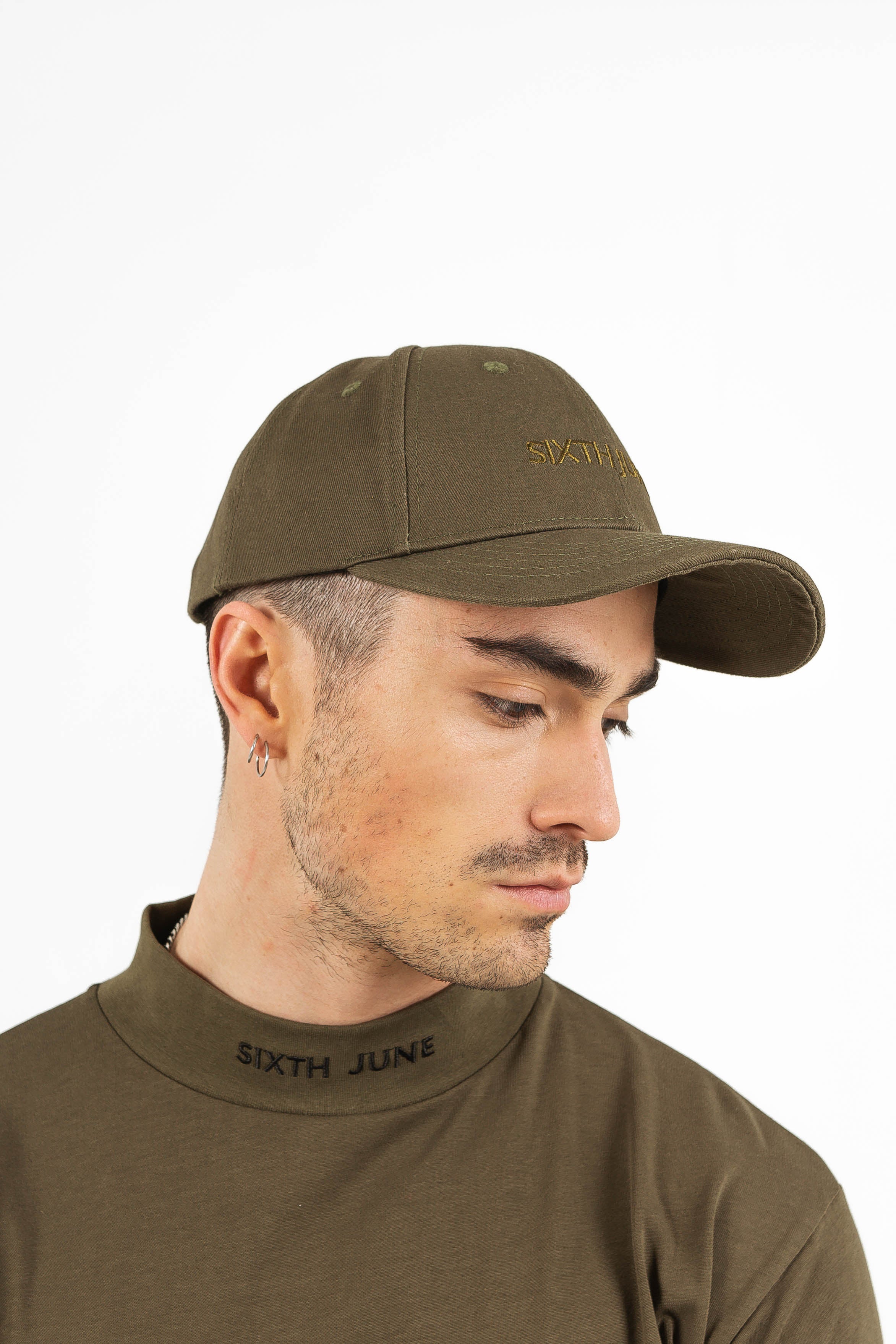 Casquette logo Sixth June Vert kaki - Image 3