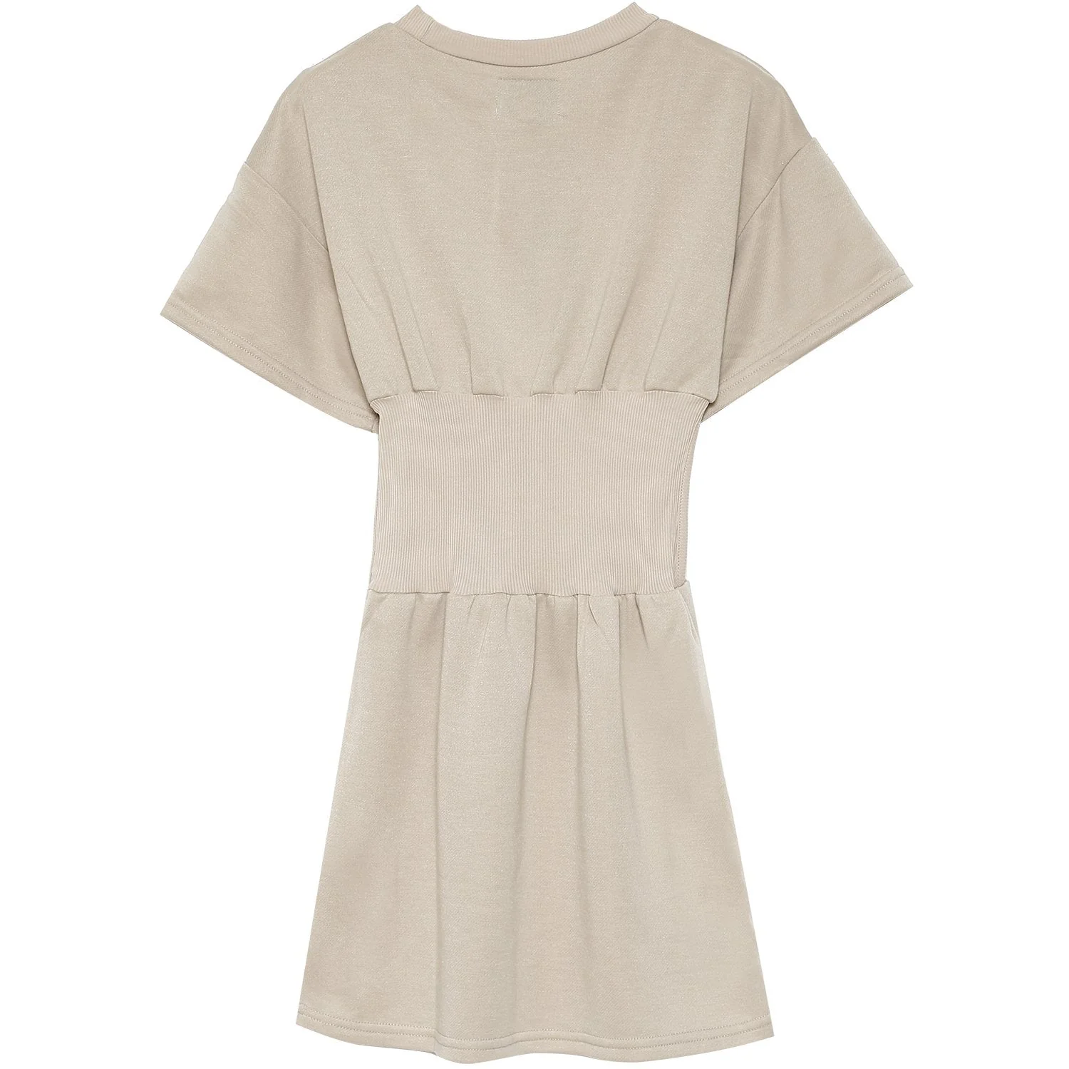 Robe t-shirt corset Beige - Image 7