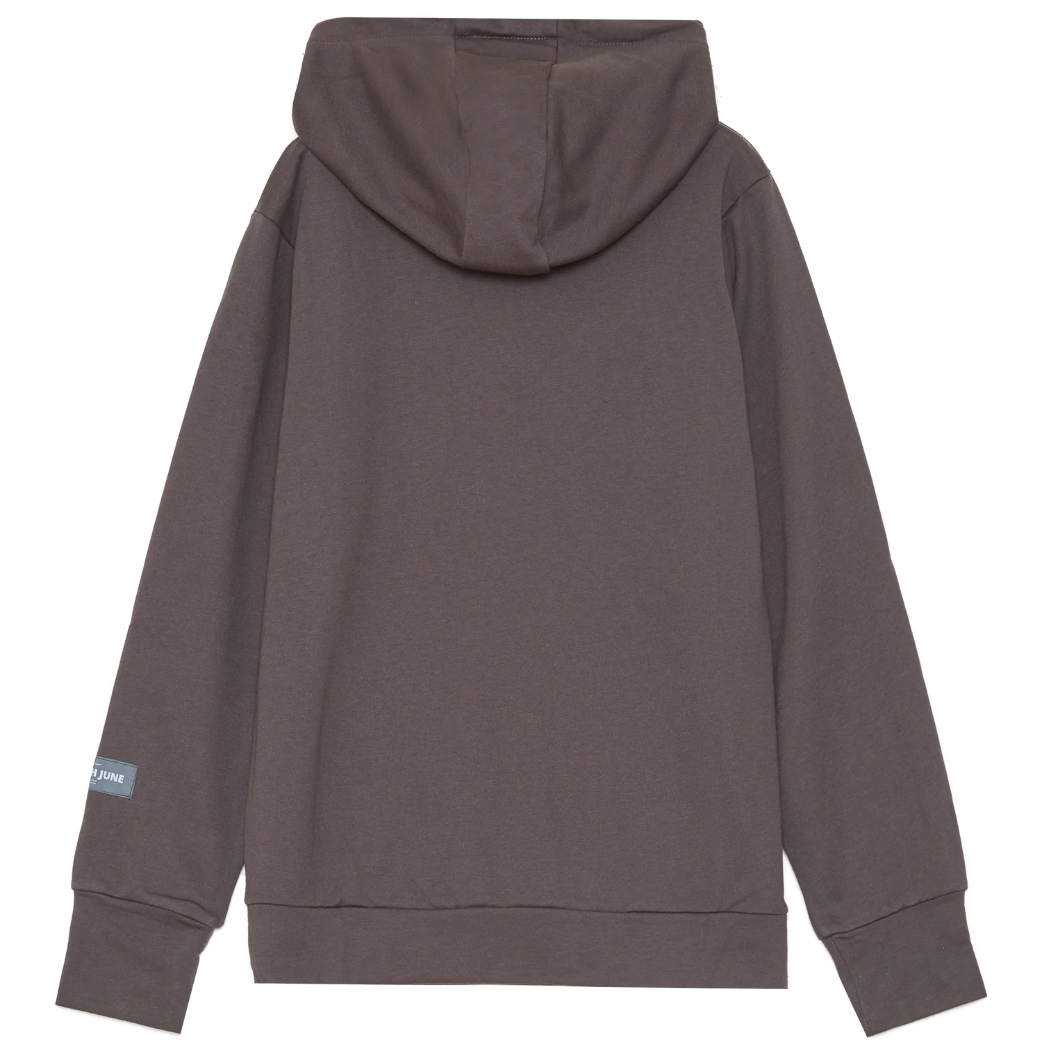 Sweat à capuche basique logo gris foncé - Image 6