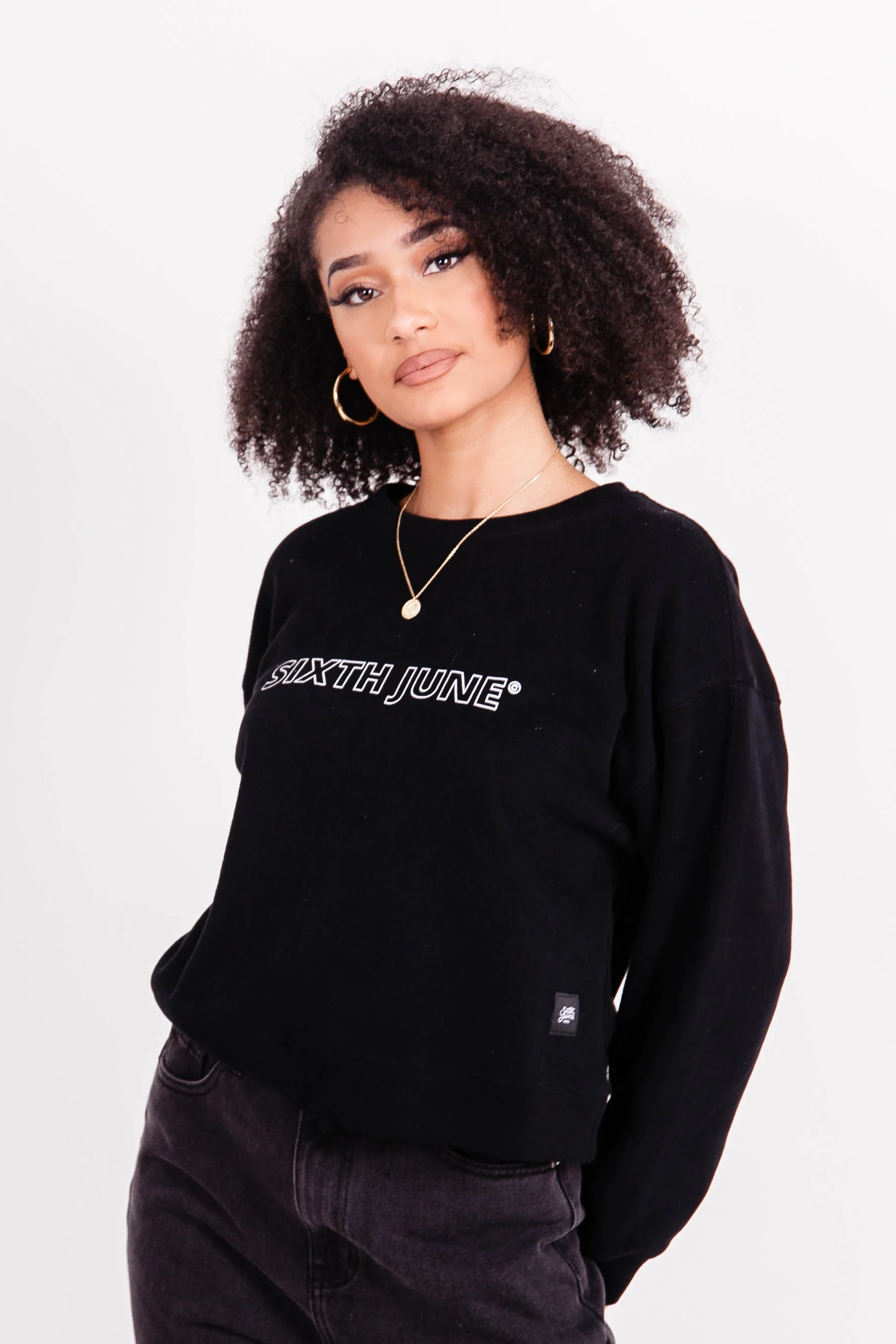 Sweatshirt essential logo noir - Image 2