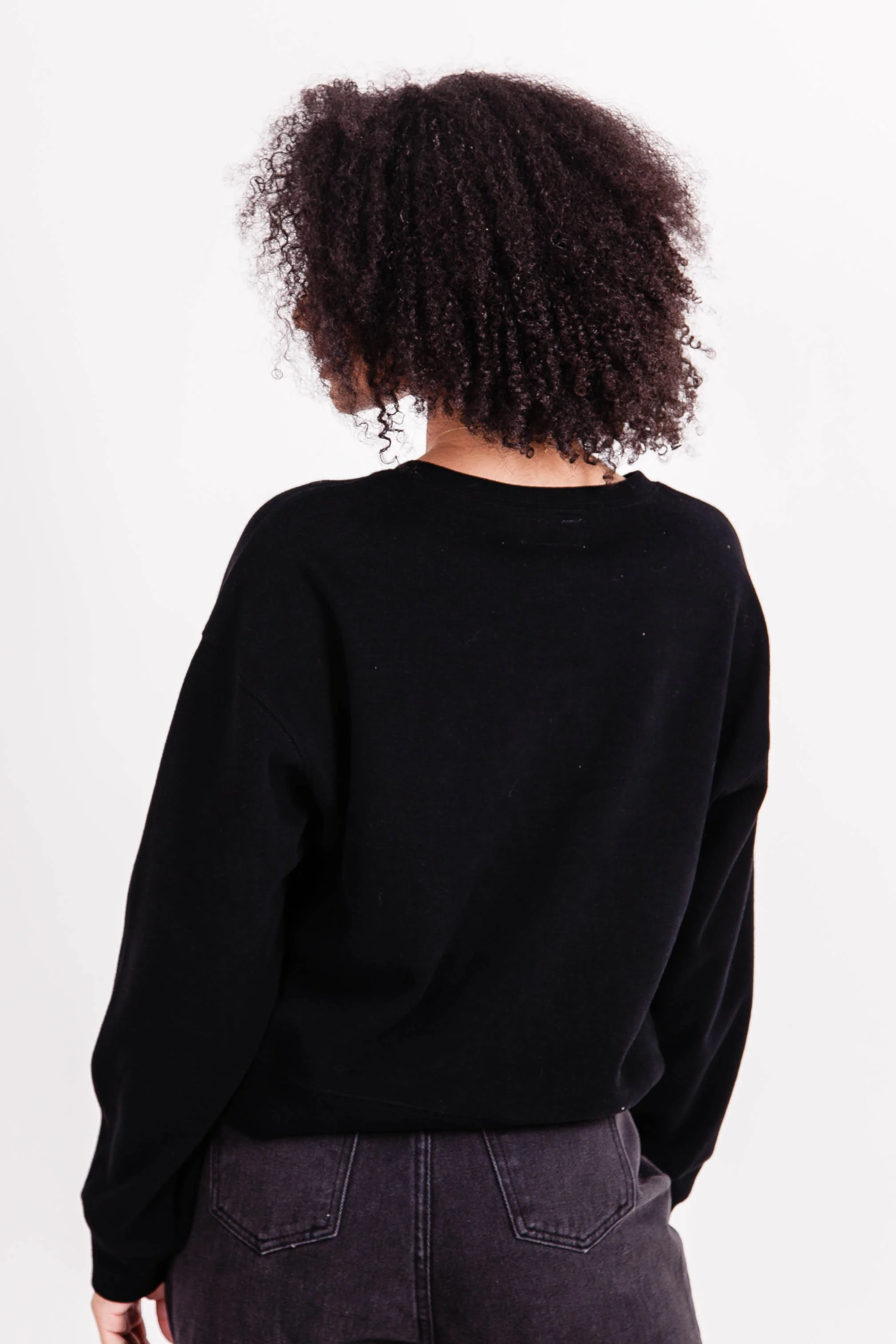 Sweatshirt essential logo noir - Image 4