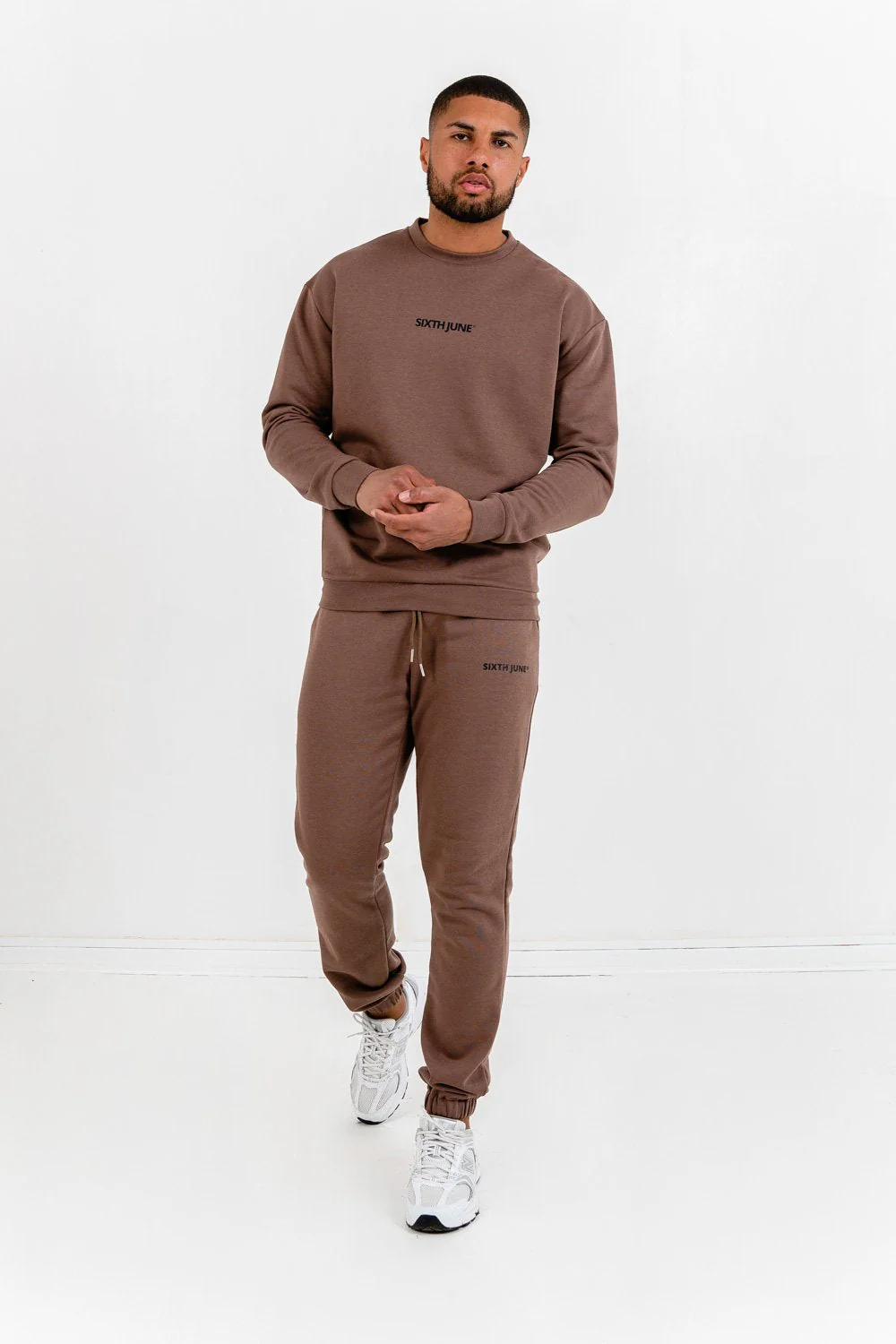 Jogging essential logo Marron - Image 2