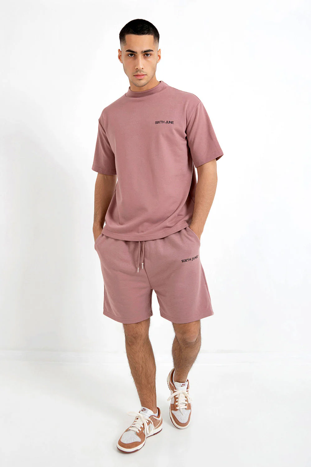 Short essential logo Rose foncé - Image 2