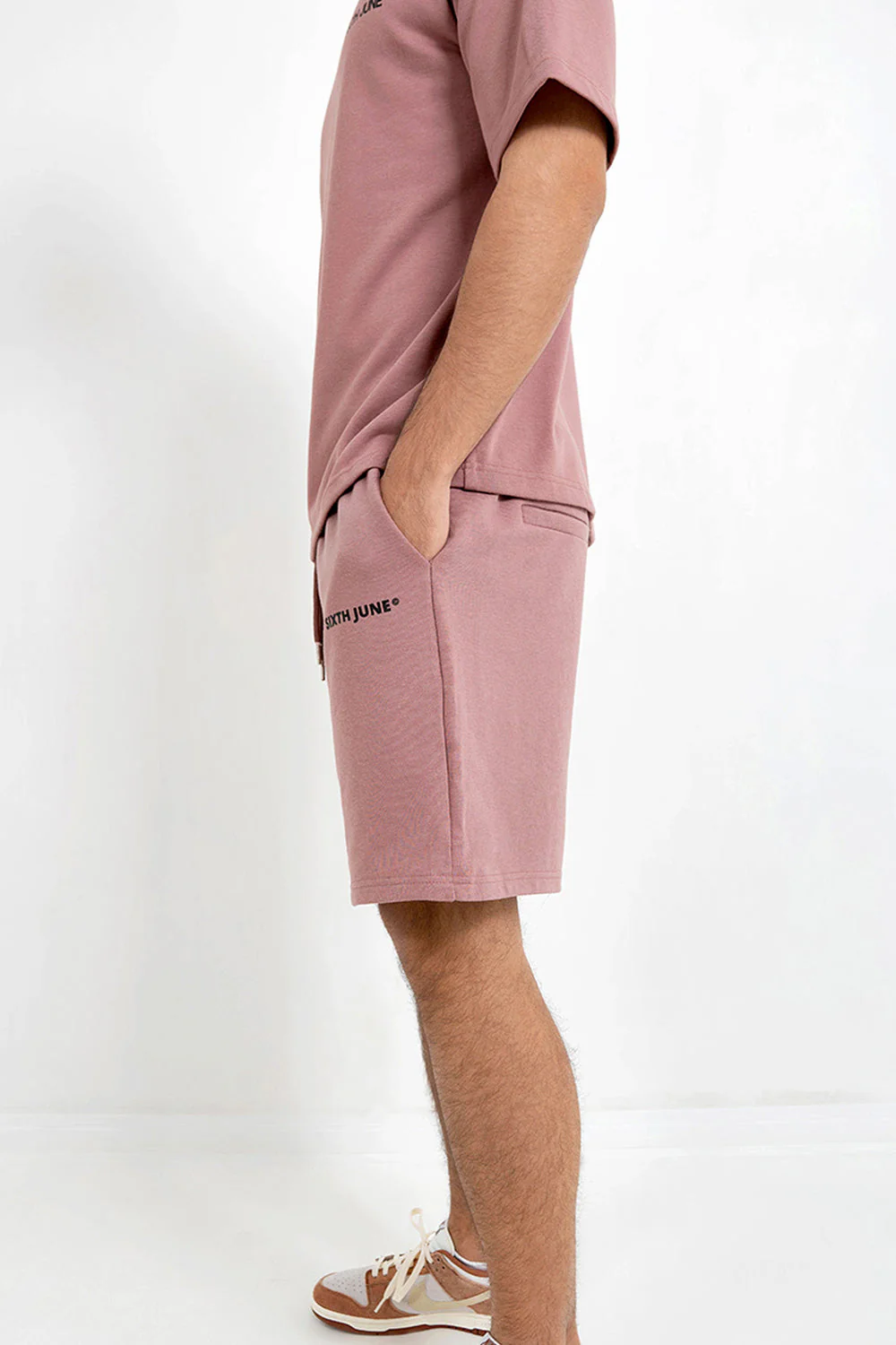 Short essential logo Rose foncé - Image 3