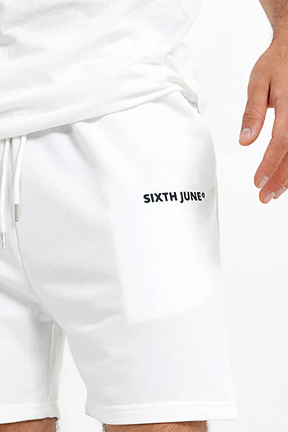 Short essential logo Blanc - Image 3