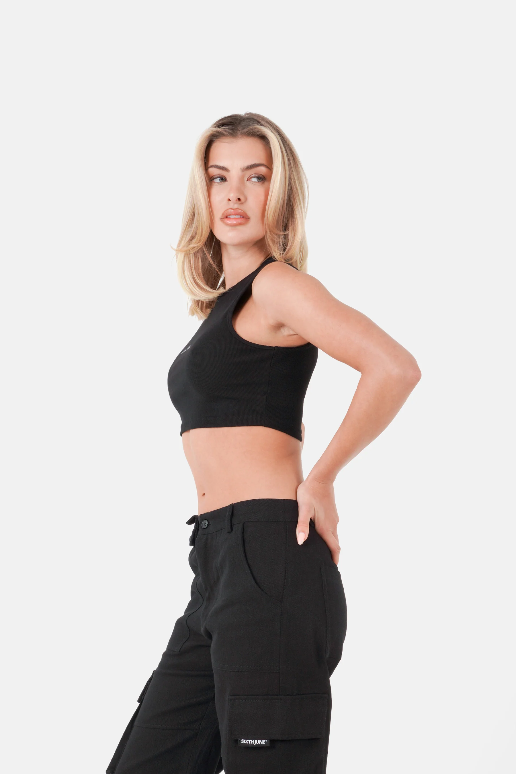RIBBED basic w/s top - Image 4