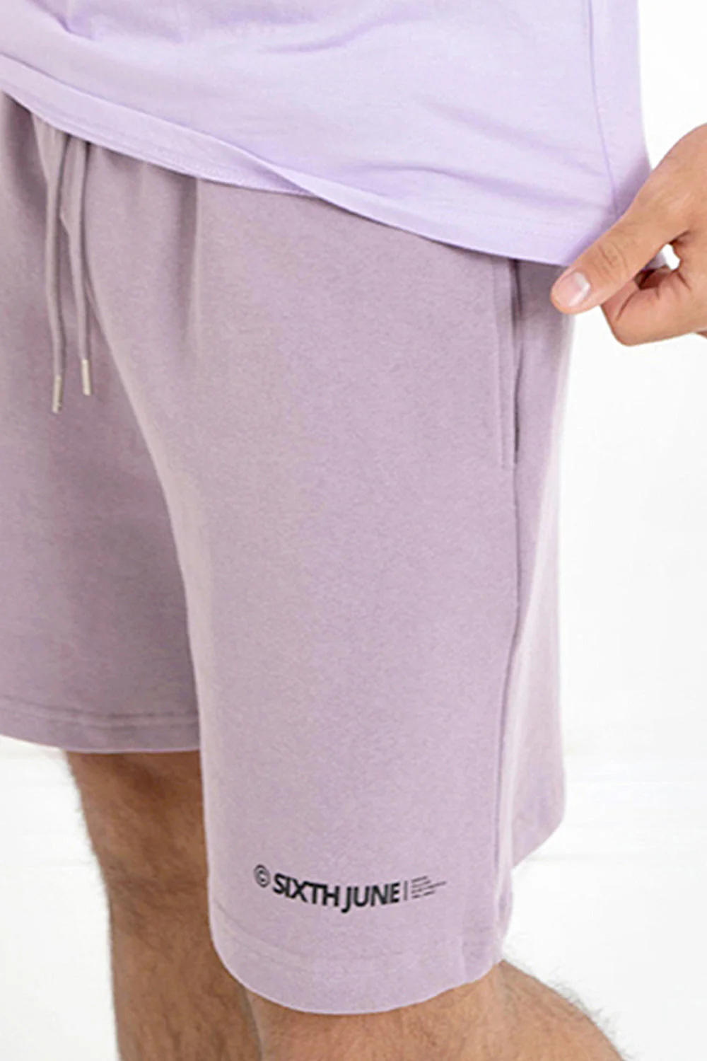 Short essential logo Violet foncé - Image 3
