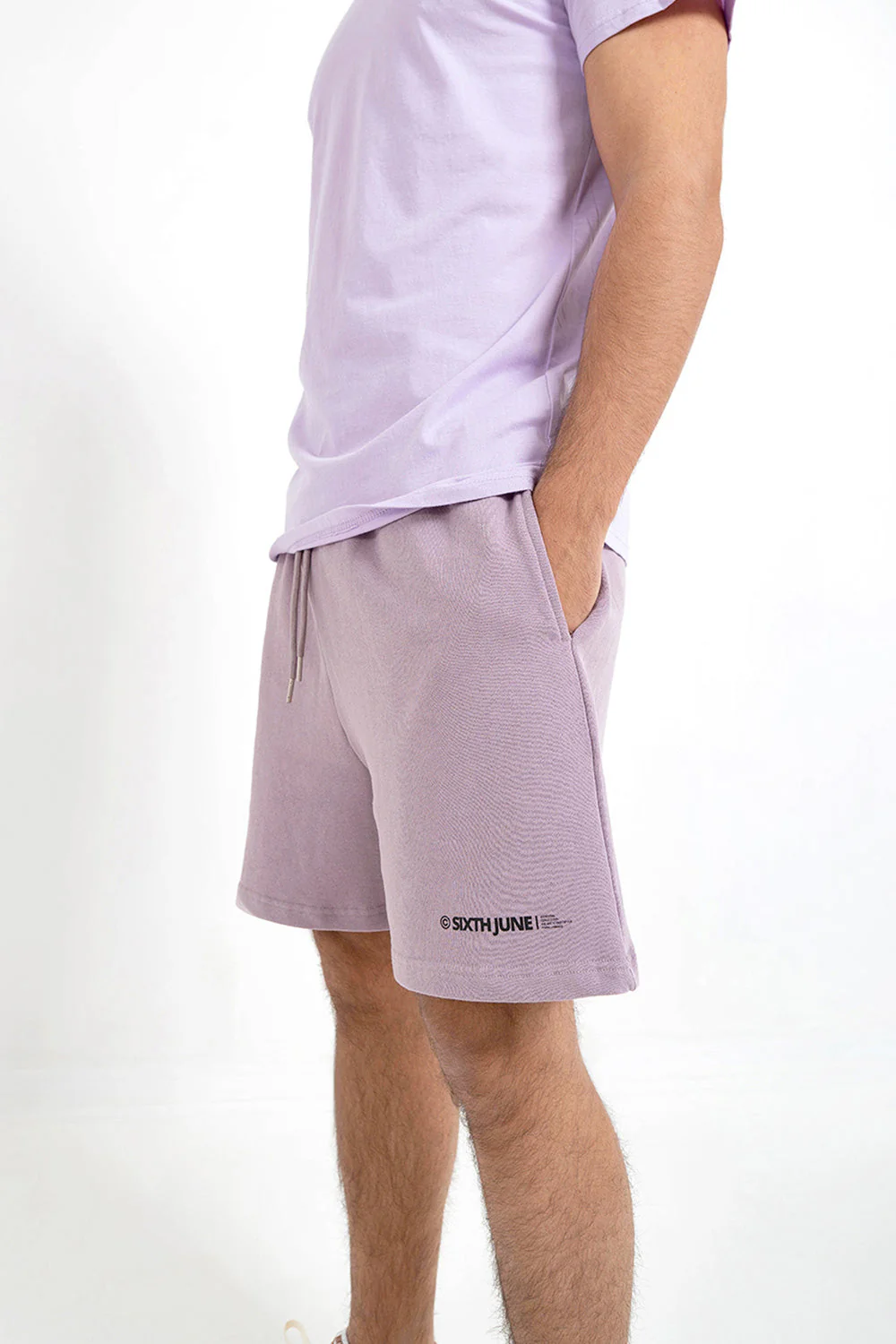 Short essential logo Violet foncé - Image 5
