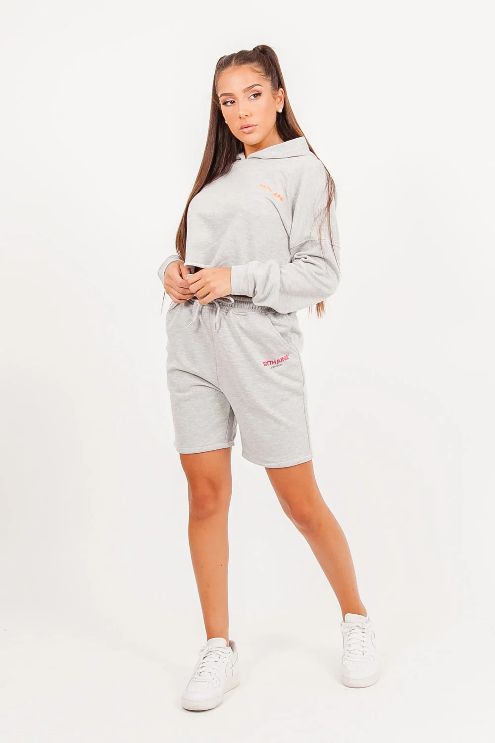 Short coton Gris - Image 5