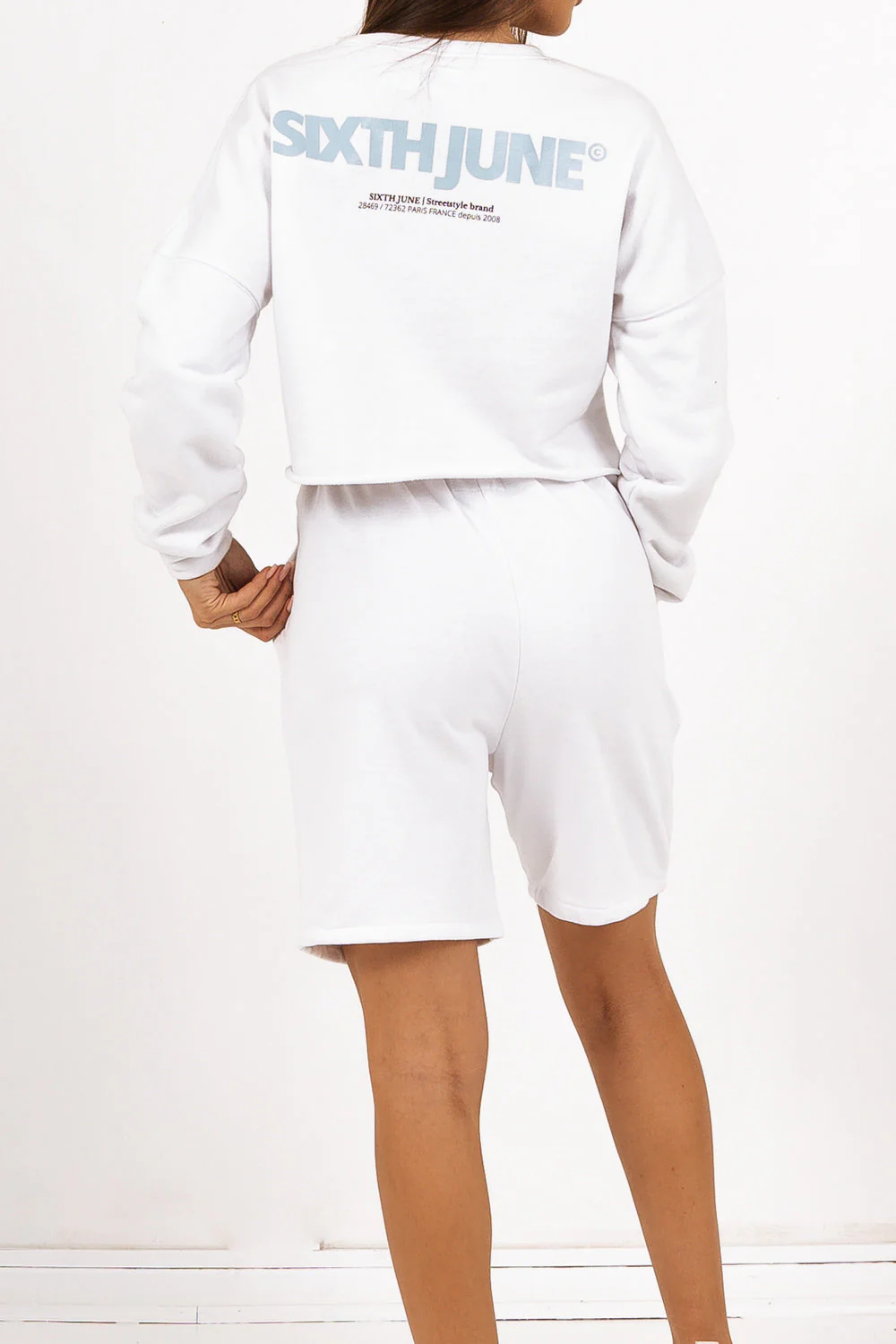 Short coton blanc - Image 4