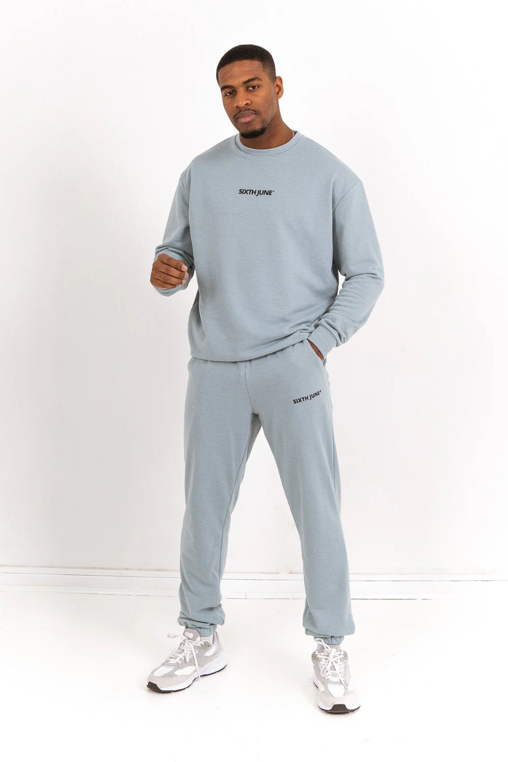 Sweatshirt logo confort Bleu - Image 2