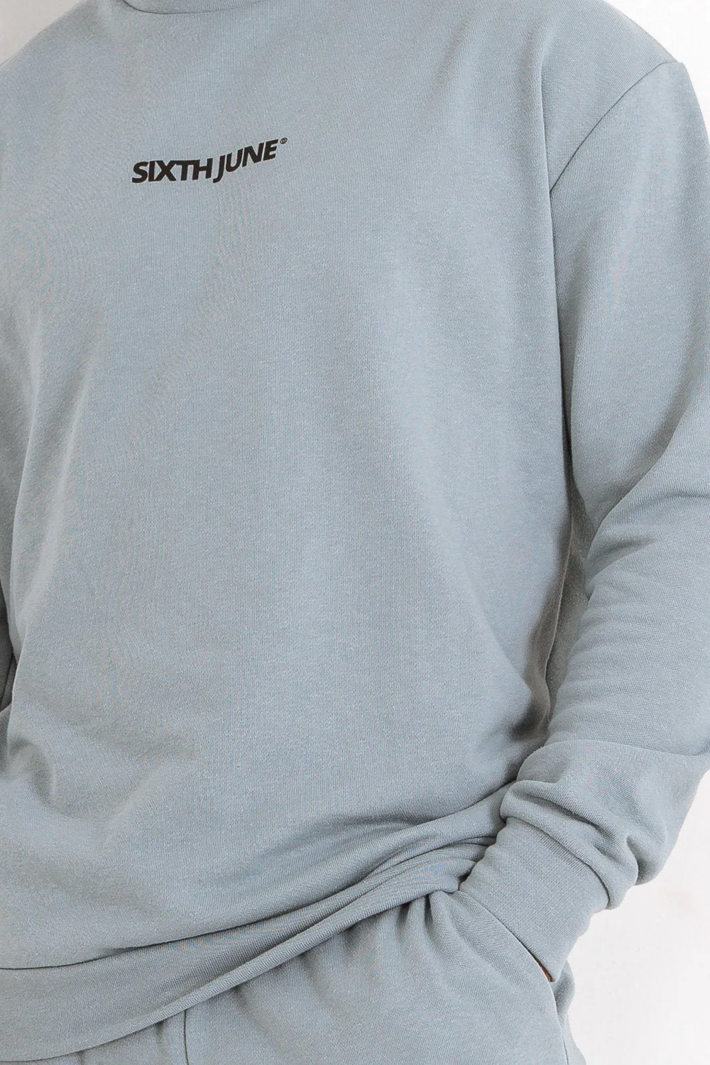 Sweatshirt logo confort Bleu - Image 3