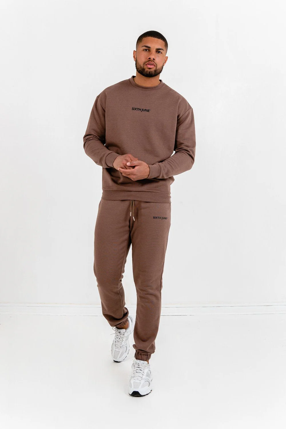 Sweatshirt logo confort Marron - Image 2