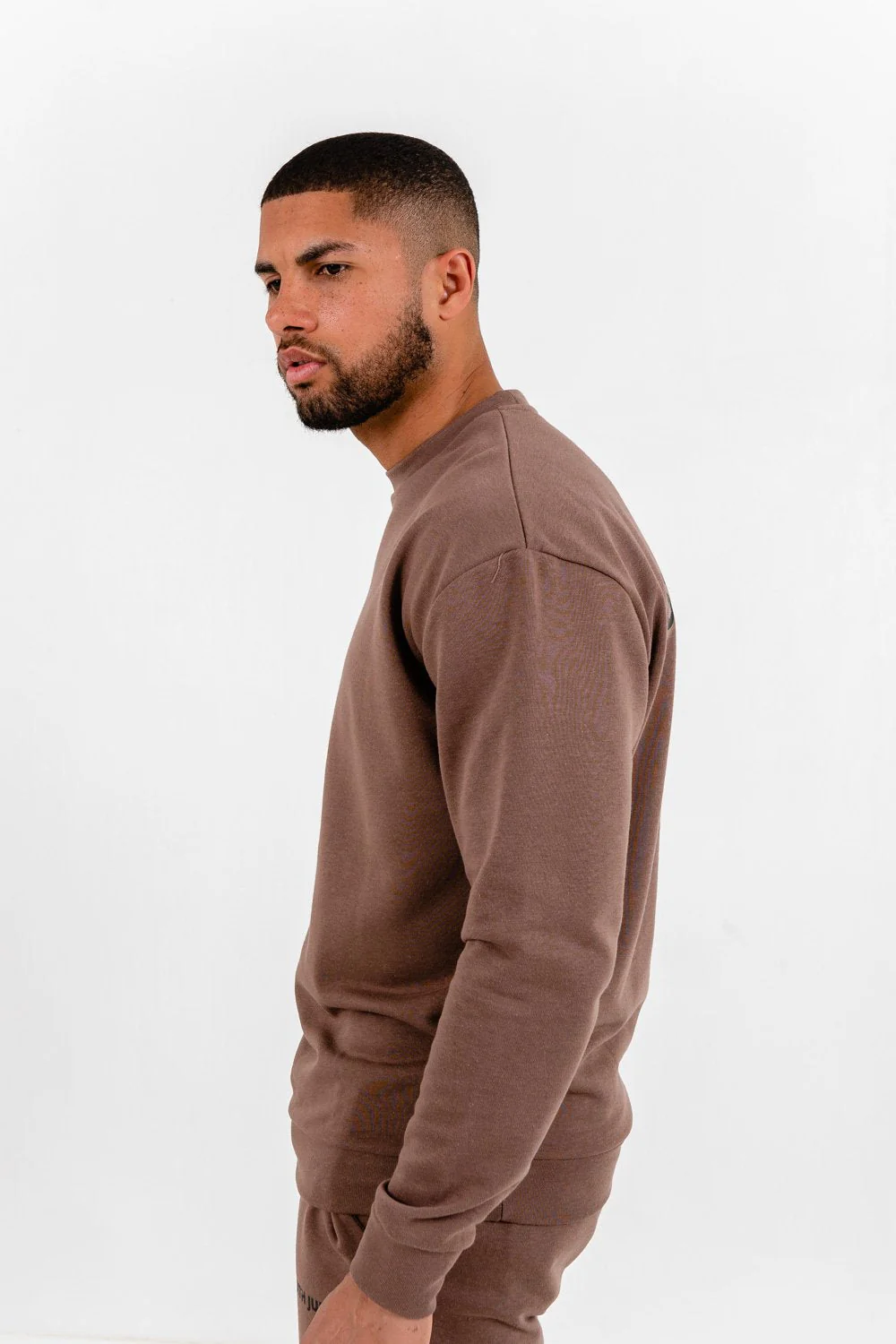 Sweatshirt logo confort Marron - Image 4