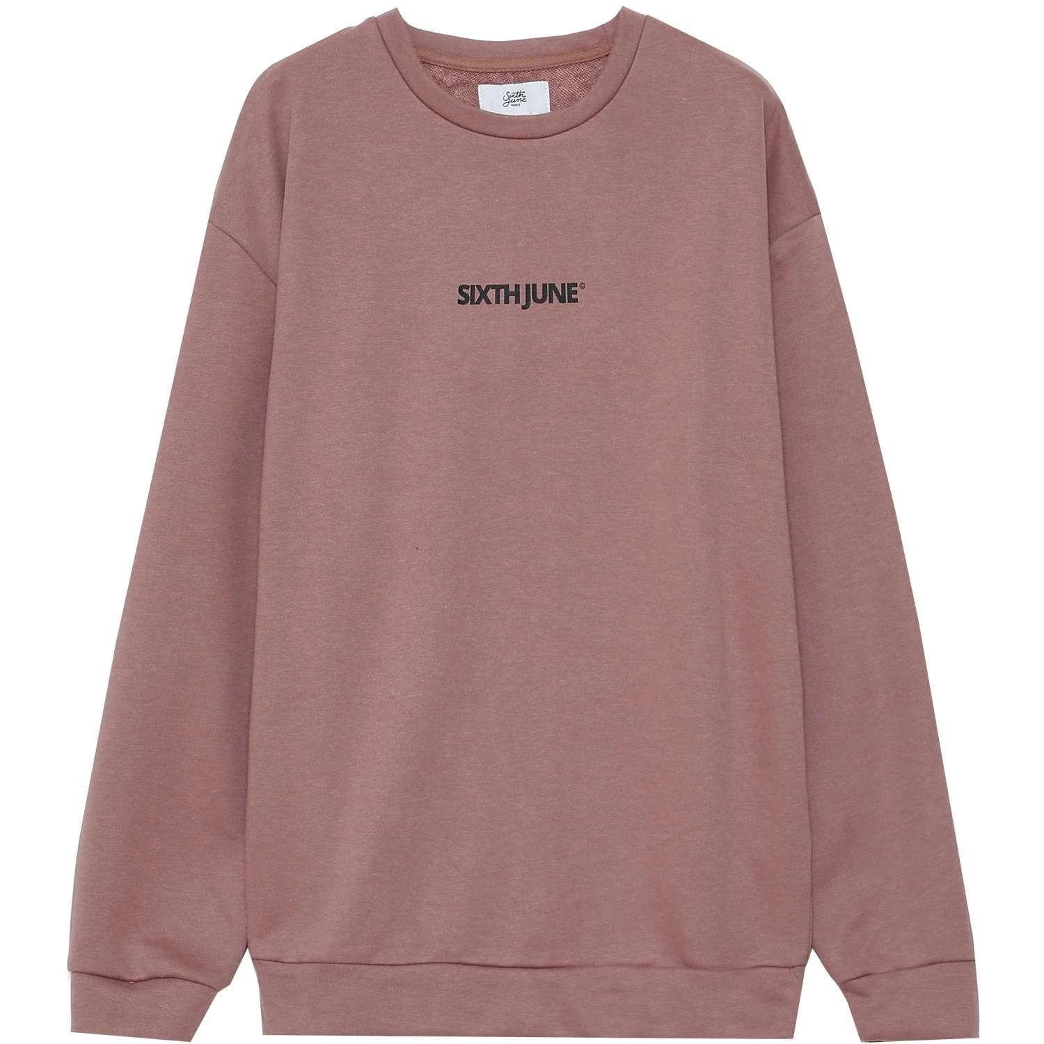 Sweatshirt logo coton Rose foncé - Image 7