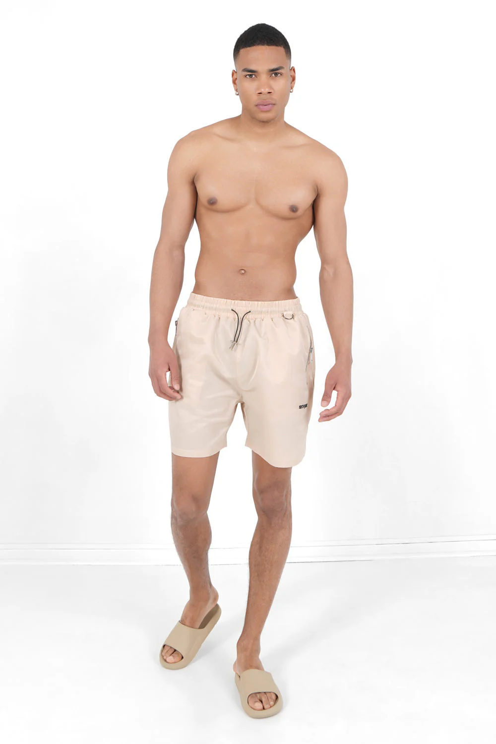 Short de bain poches Beige - Image 2