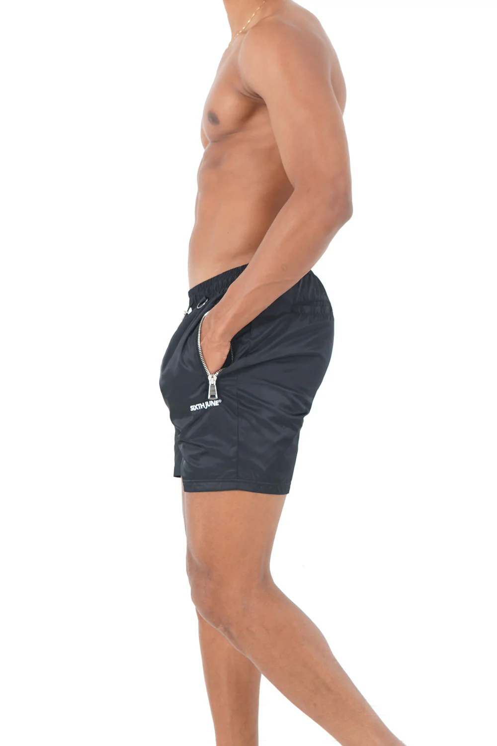 Short de bain poches Noir - Image 4
