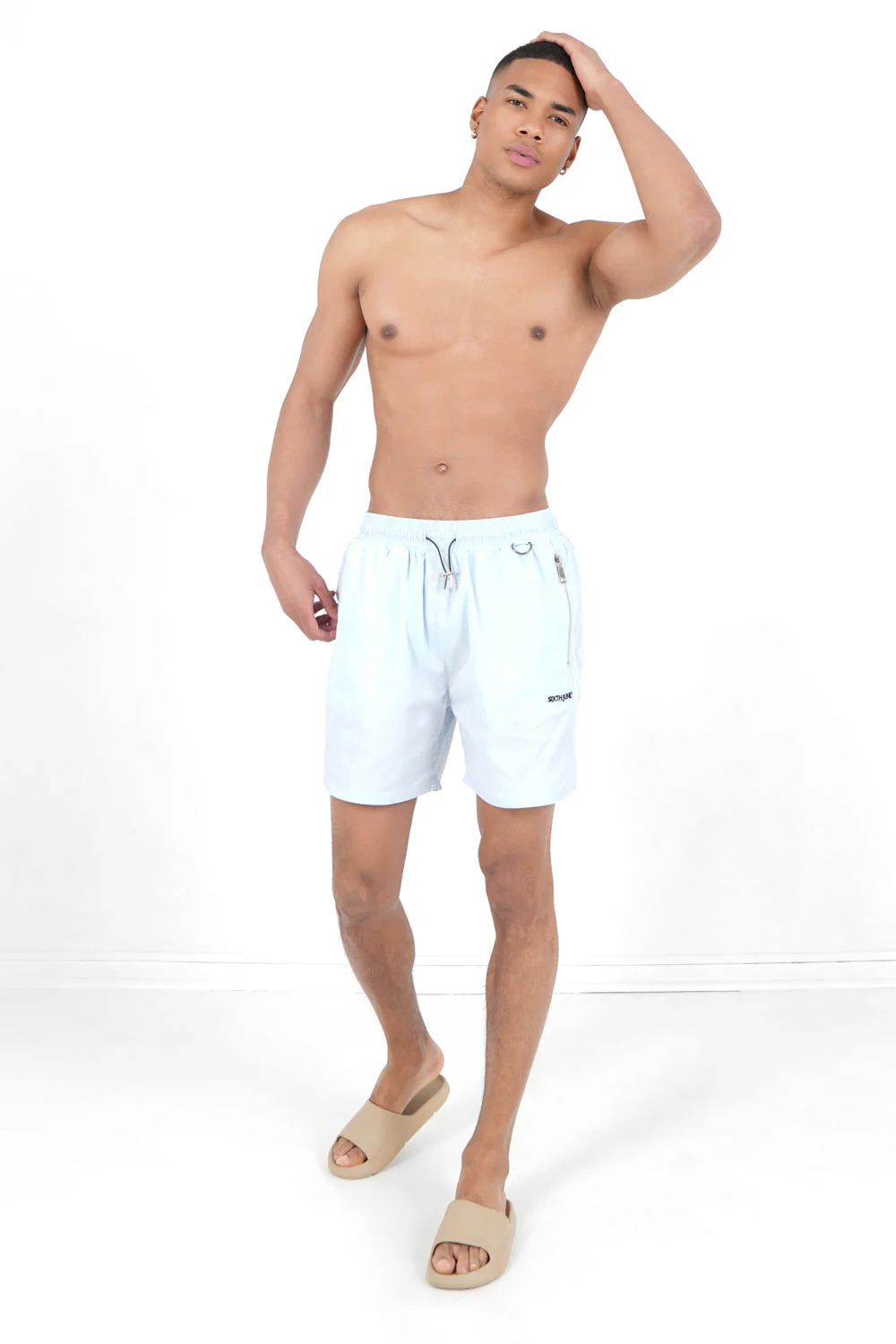 Short de bain poches Bleu clair - Image 2