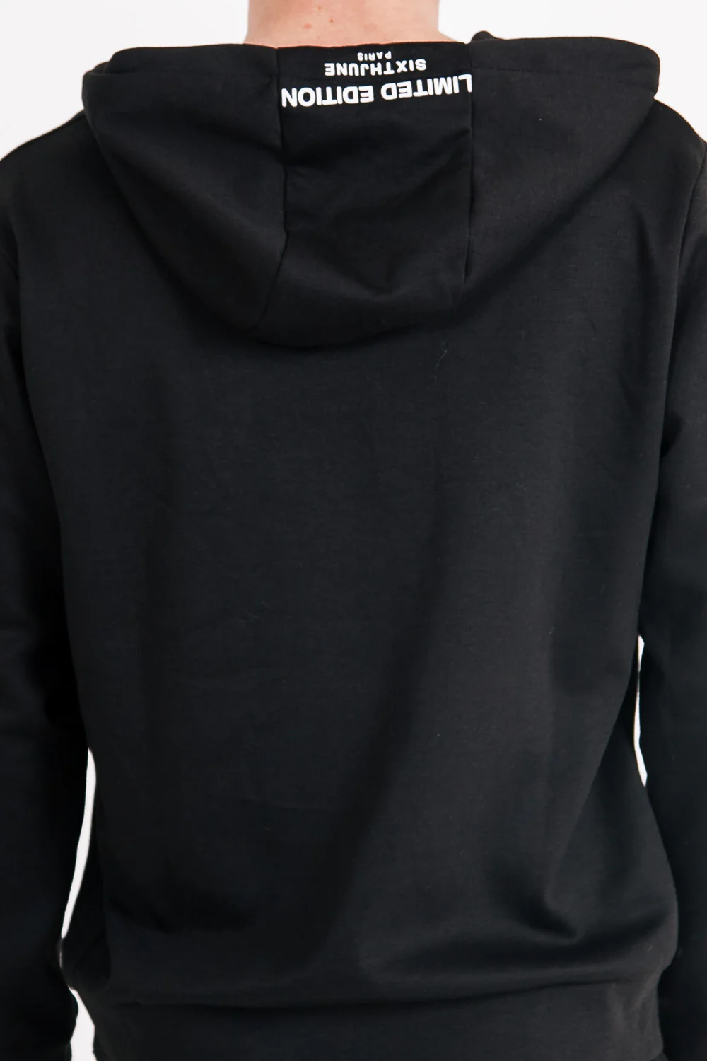 Sweat à capuche limited edition zip noir - Image 3