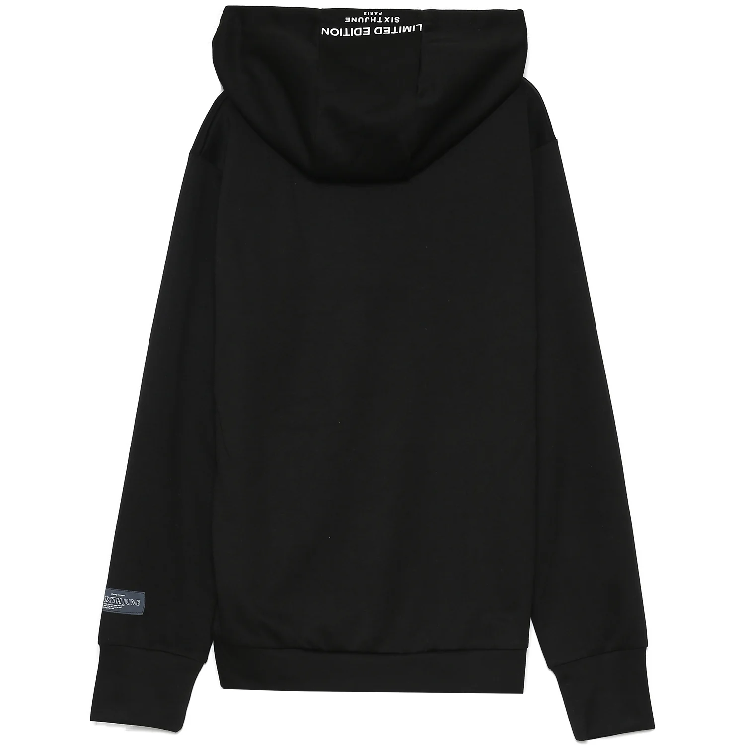 Sweat à capuche limited edition zip noir - Image 7