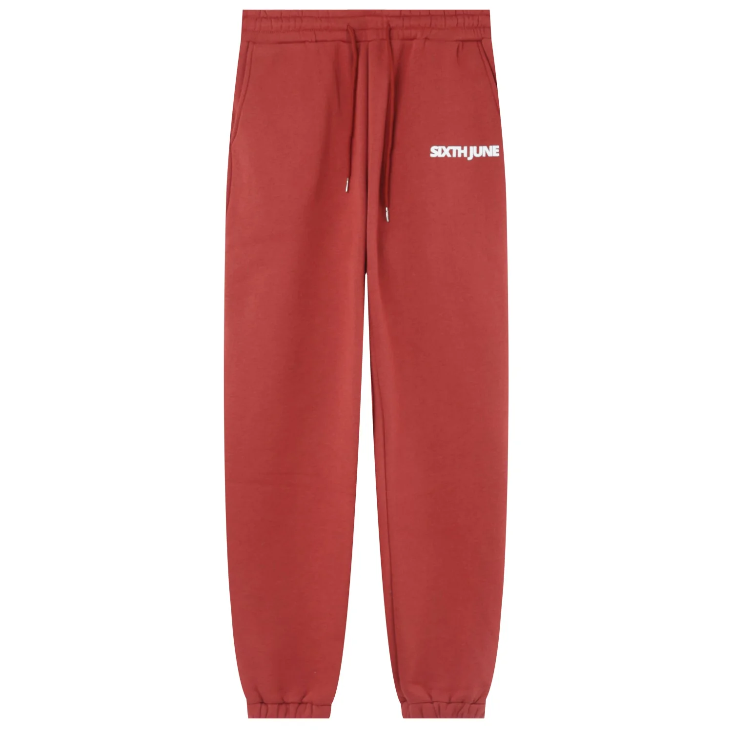 Jogging molletonné logo Rouge foncé - Image 6