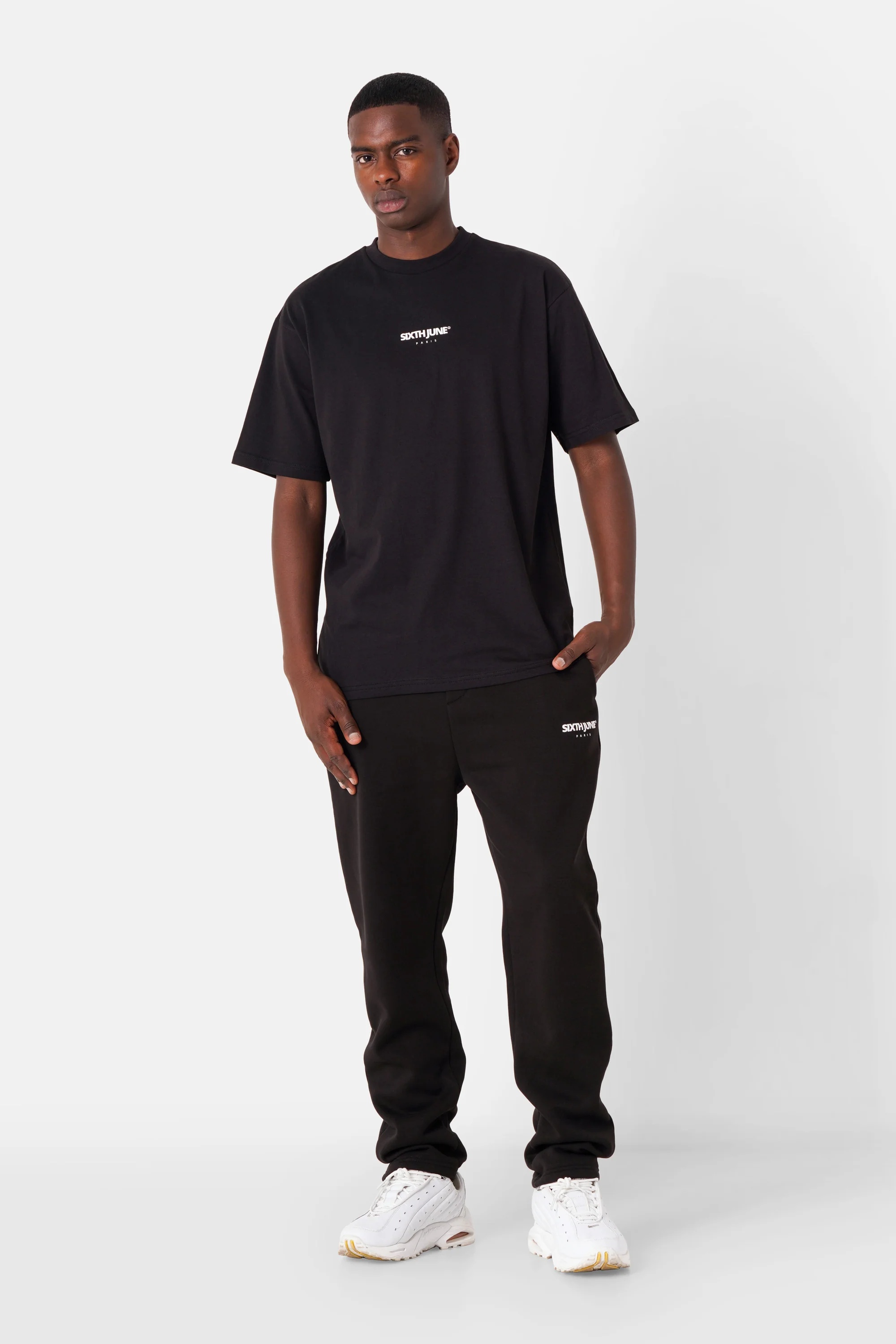 T-shirt essentiel print logo Noir - Image 2