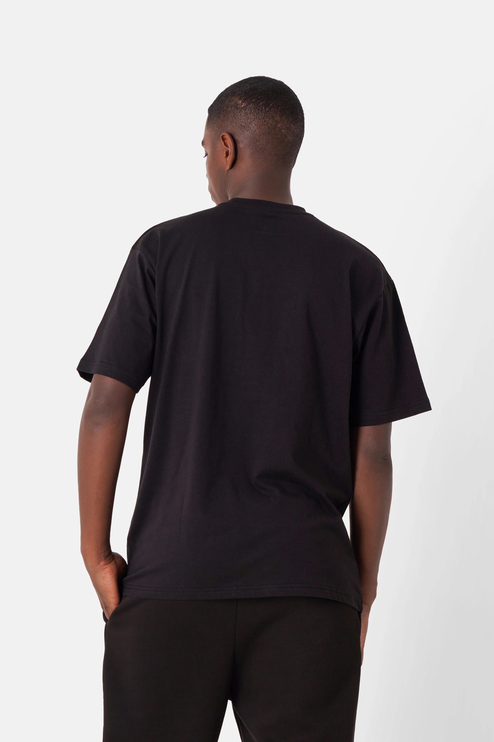 T-shirt essentiel print logo Noir - Image 5