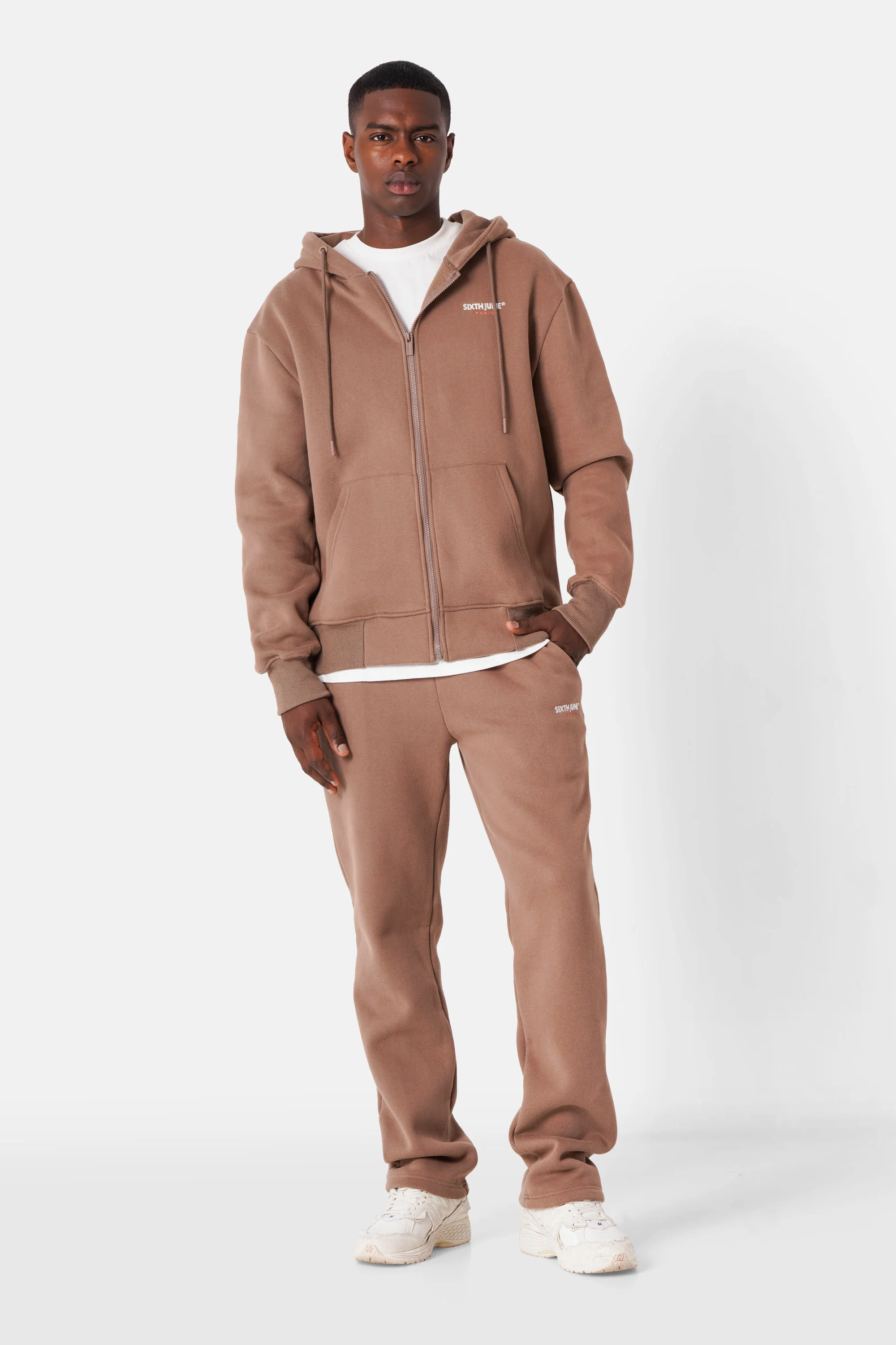 ESSENTIEL logo zipper hoodie - Image 2