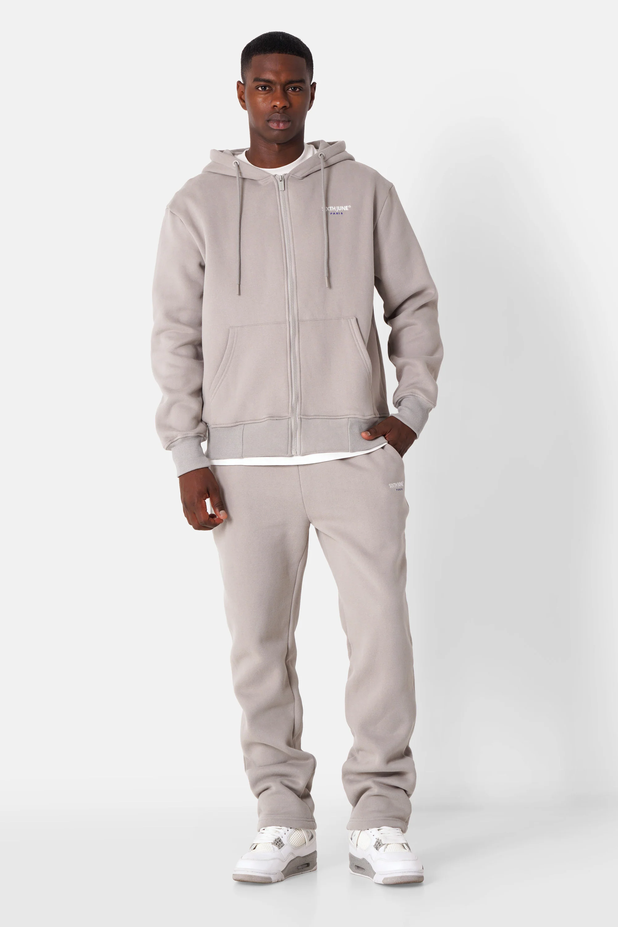 ESSENTIEL logo zipper hoodie - Image 2