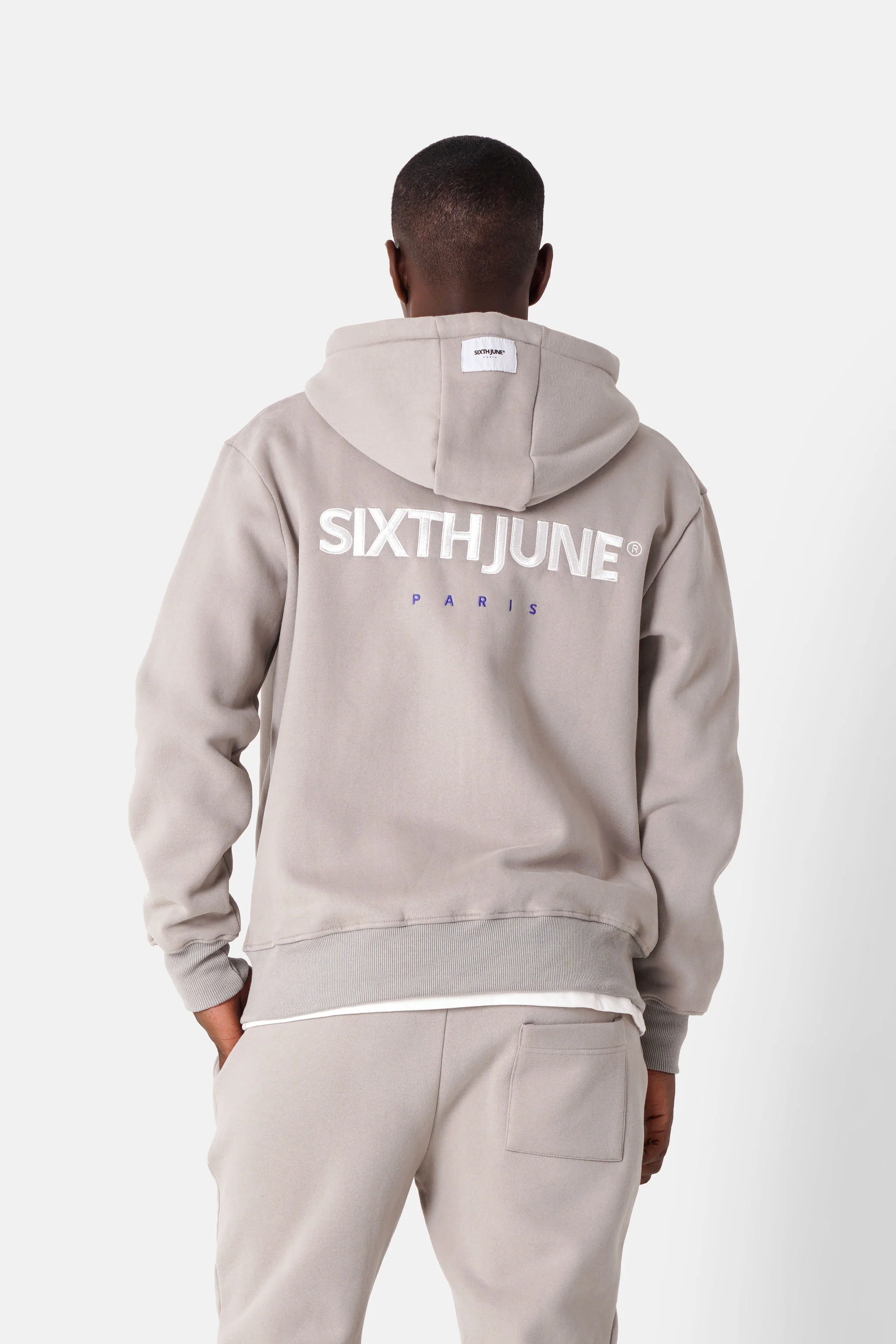 ESSENTIEL logo zipper hoodie - Image 5