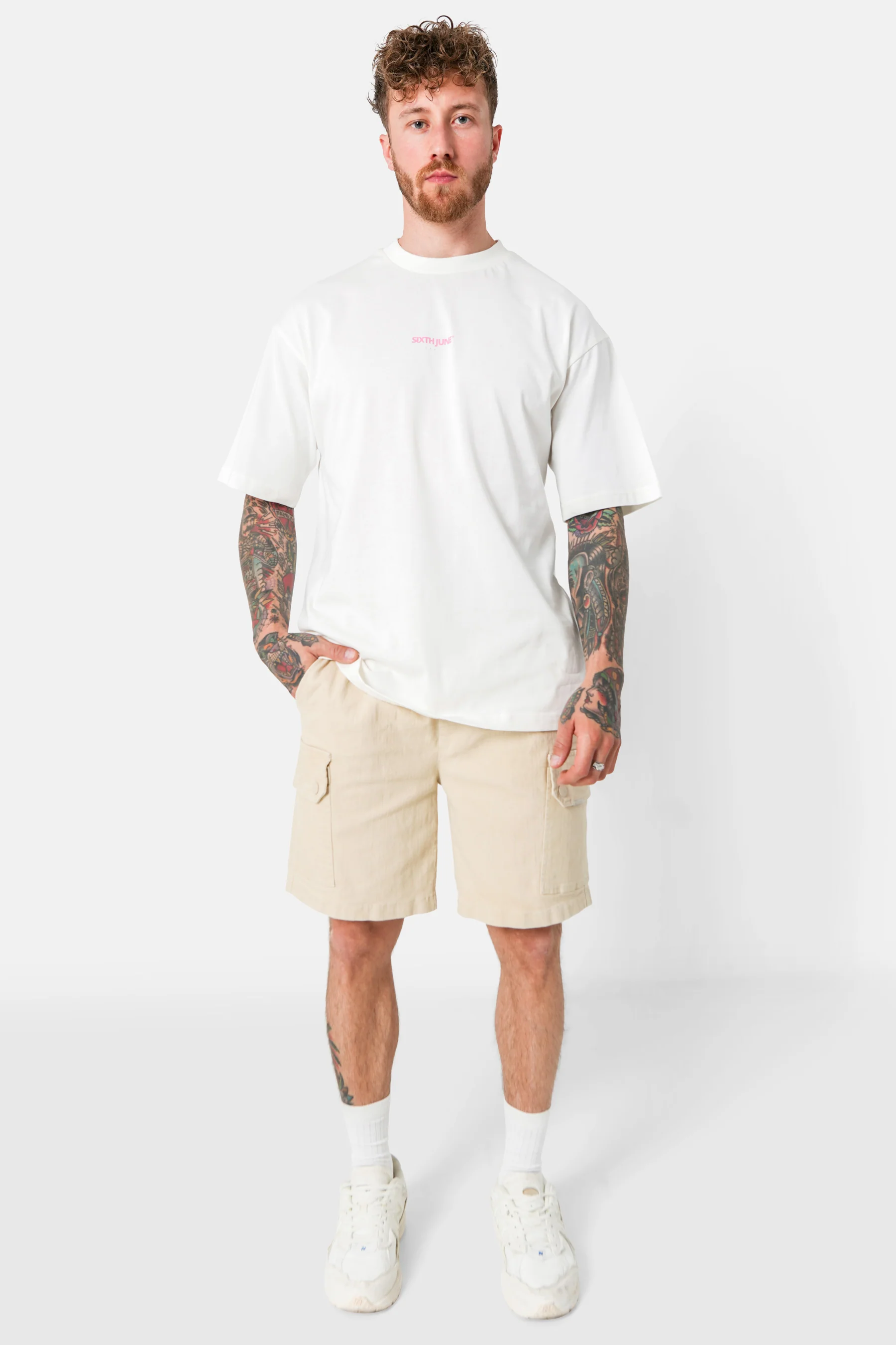 Short cargo cordon Beige - Image 2