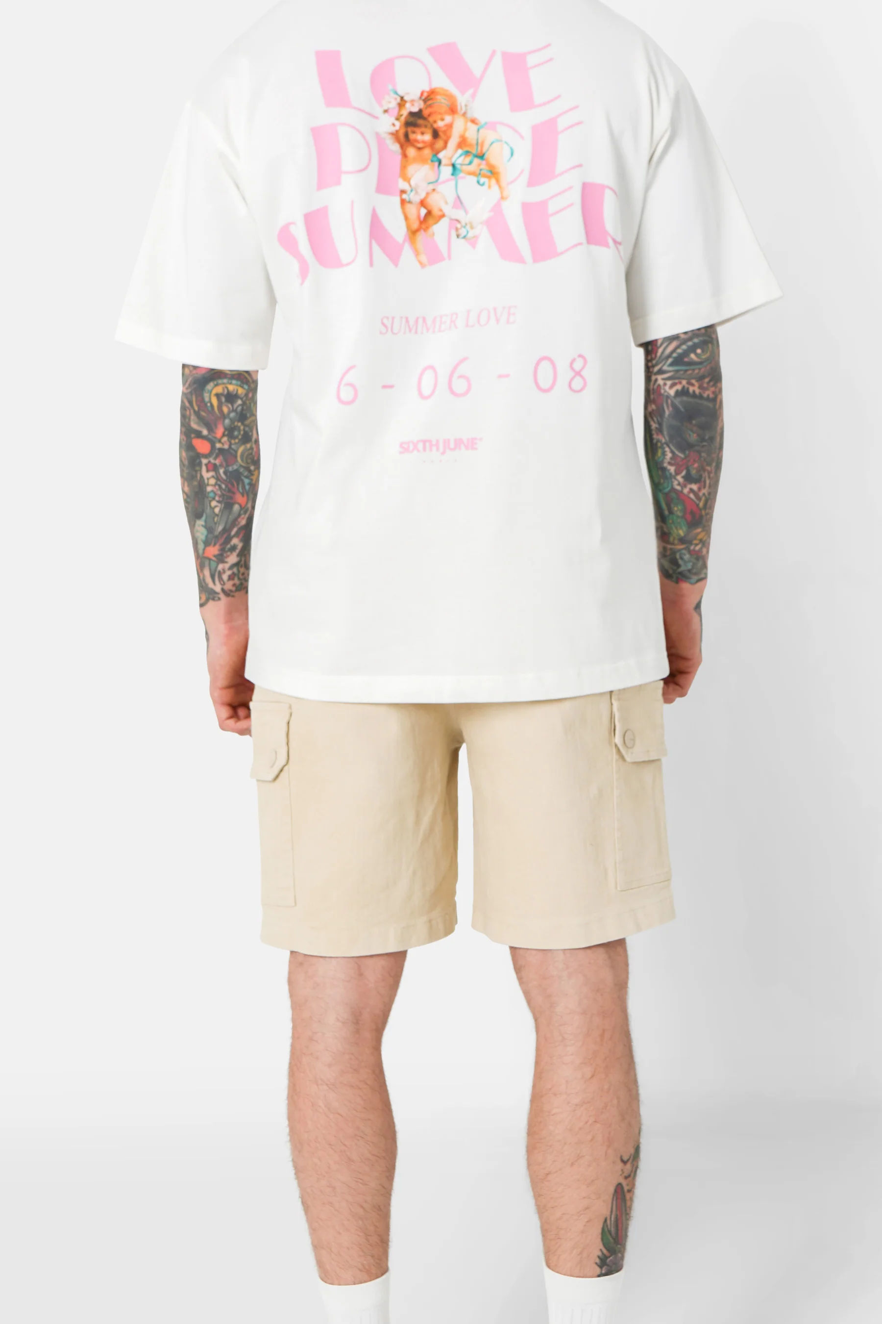Short cargo cordon Beige - Image 5