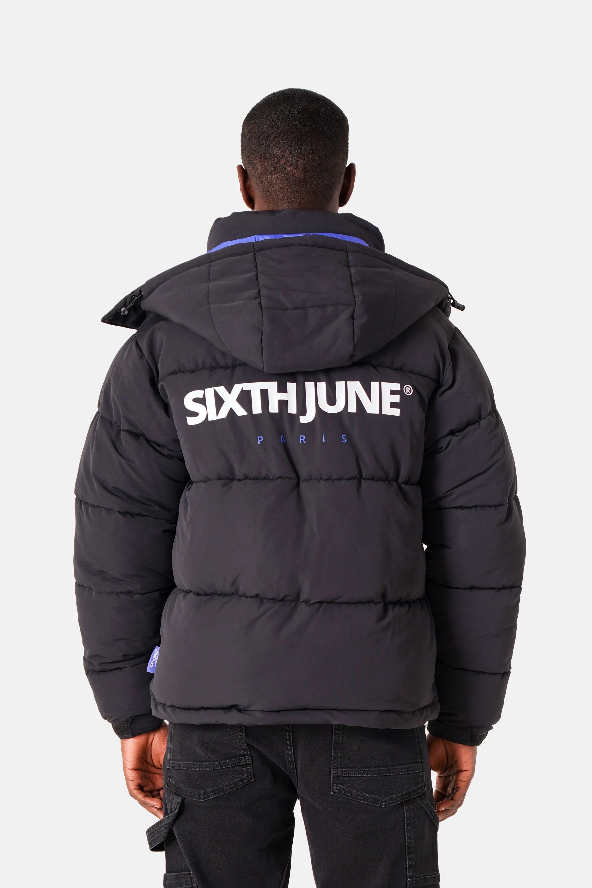 BICOLORED logo puffer jacket - Image 5